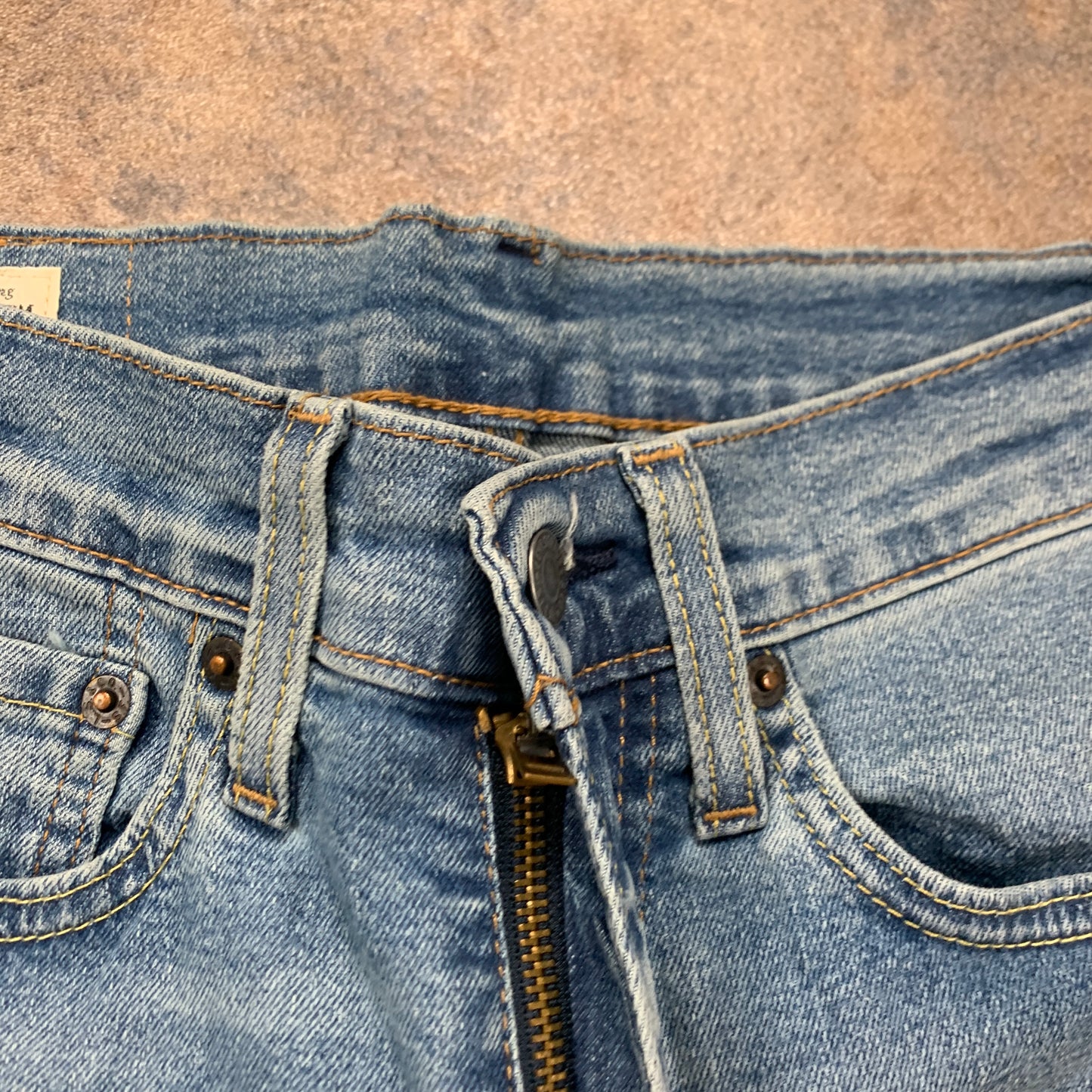LEVI'S 519 Jeans W29 L32 Mens Skinny Fit Blue