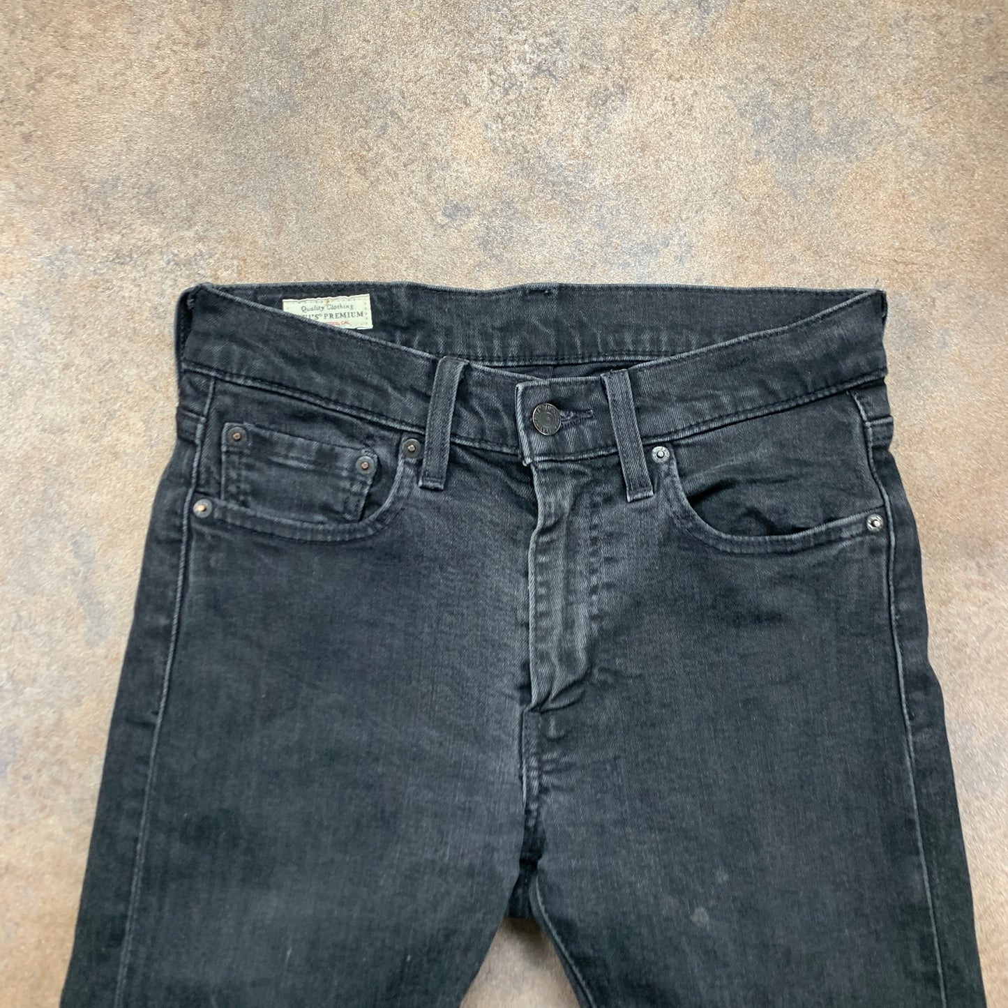 LEVI'S 519 Jeans W30 L29 Mens Skinny Fit Grey