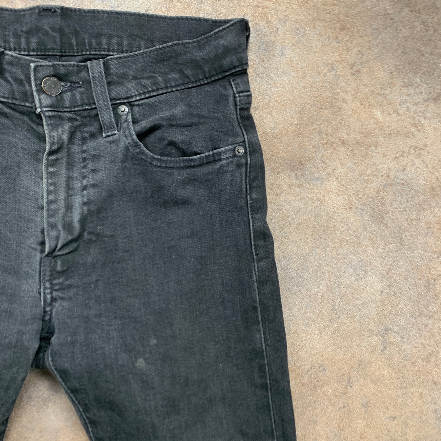 LEVI'S 519 Jeans W30 L29 Mens Skinny Fit Grey