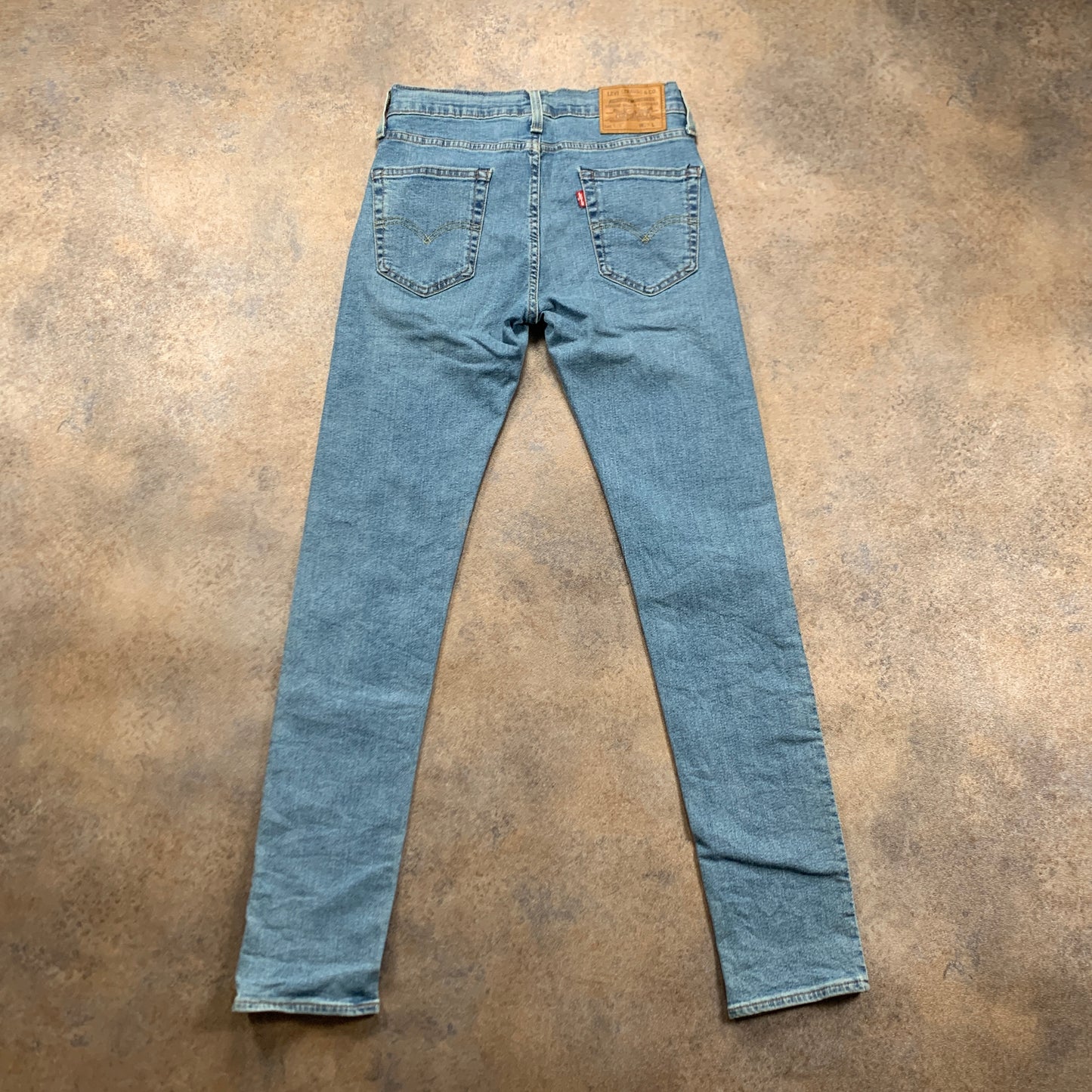 LEVI'S 519 Jeans W29 L32 Mens Skinny Fit Blue