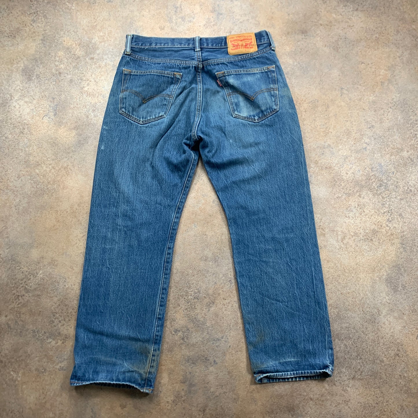LEVI'S 501 Jeans W31 L26 Mens Regular Fit Straight Blue