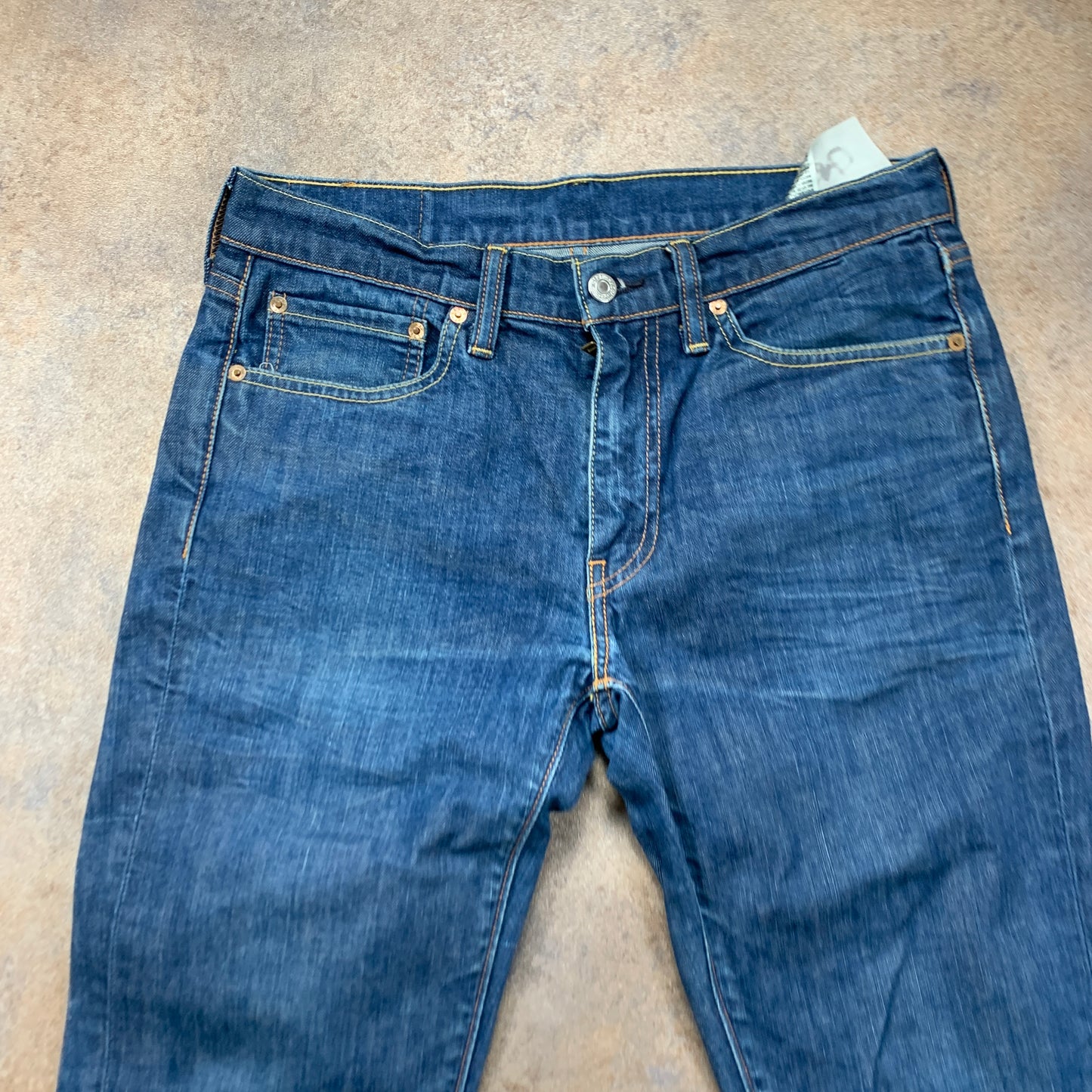 Vintage LEVI'S 519 Jeans W32 L34 Mens Skinny Fit Blue
