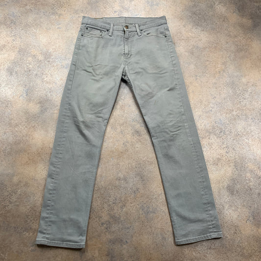 LEVI'S 513 Jeans W31 L31 Mens Slim Fit Grey