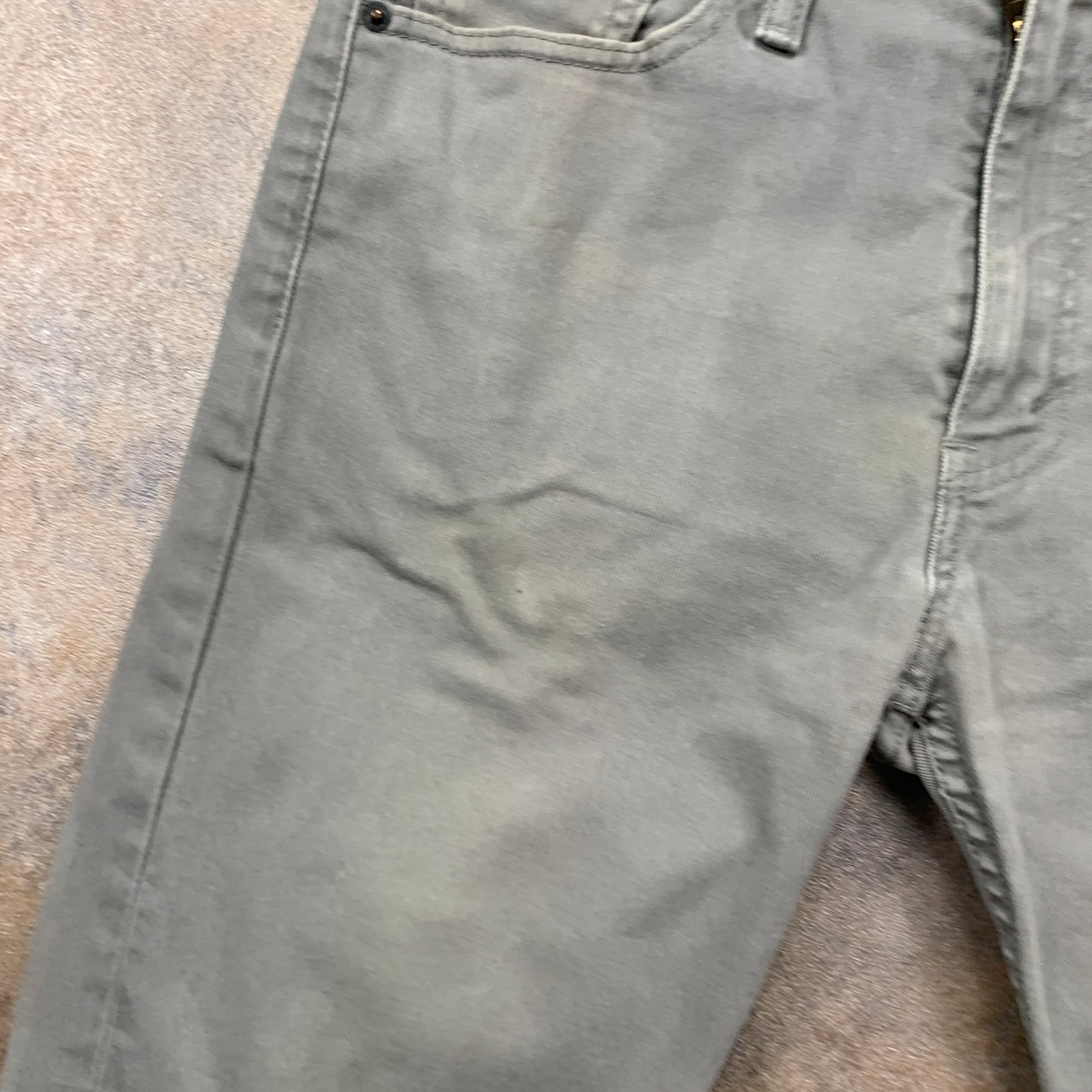 LEVI'S 513 Jeans W31 L31 Mens Slim Fit Grey