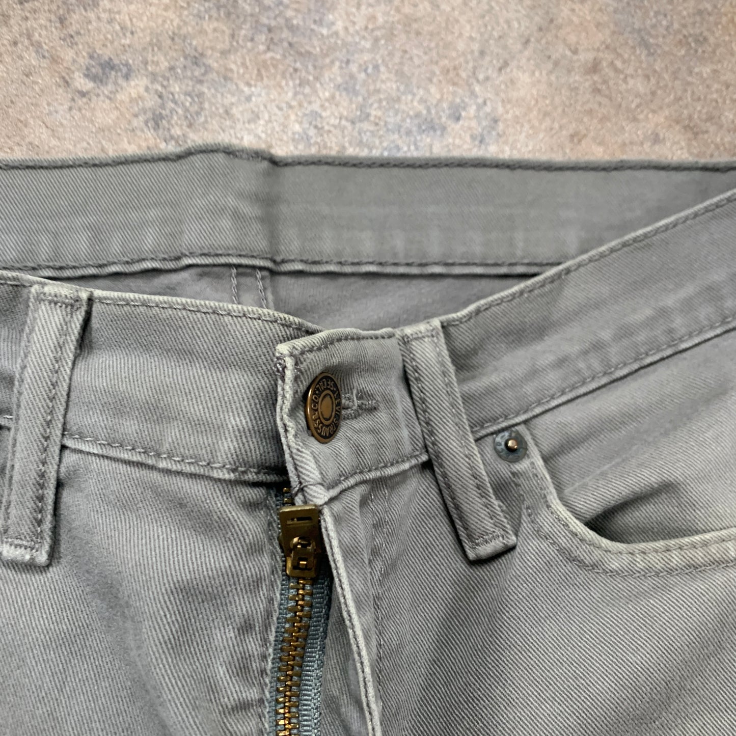 LEVI'S 513 Jeans W31 L31 Mens Slim Fit Grey