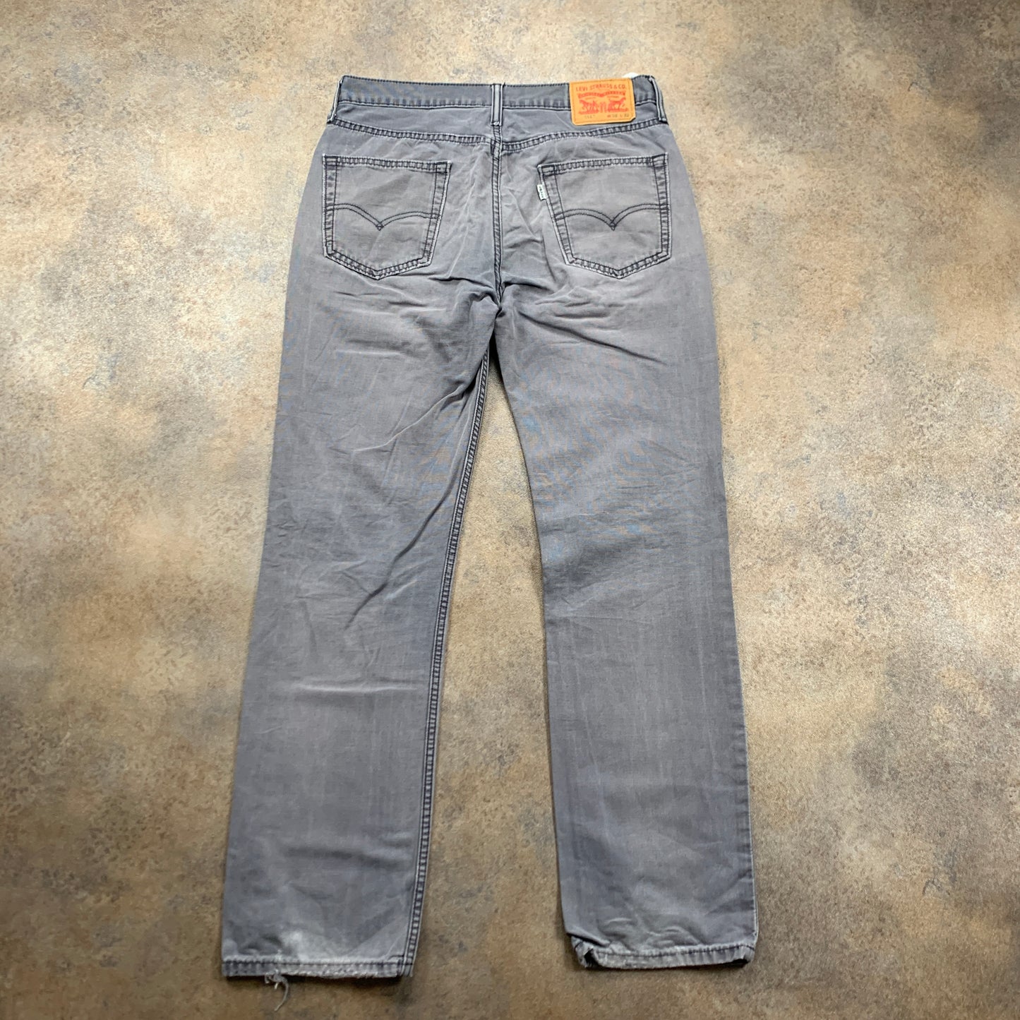 LEVI'S 514 Jeans W32 L32 Mens Regular Fit Straight Grey