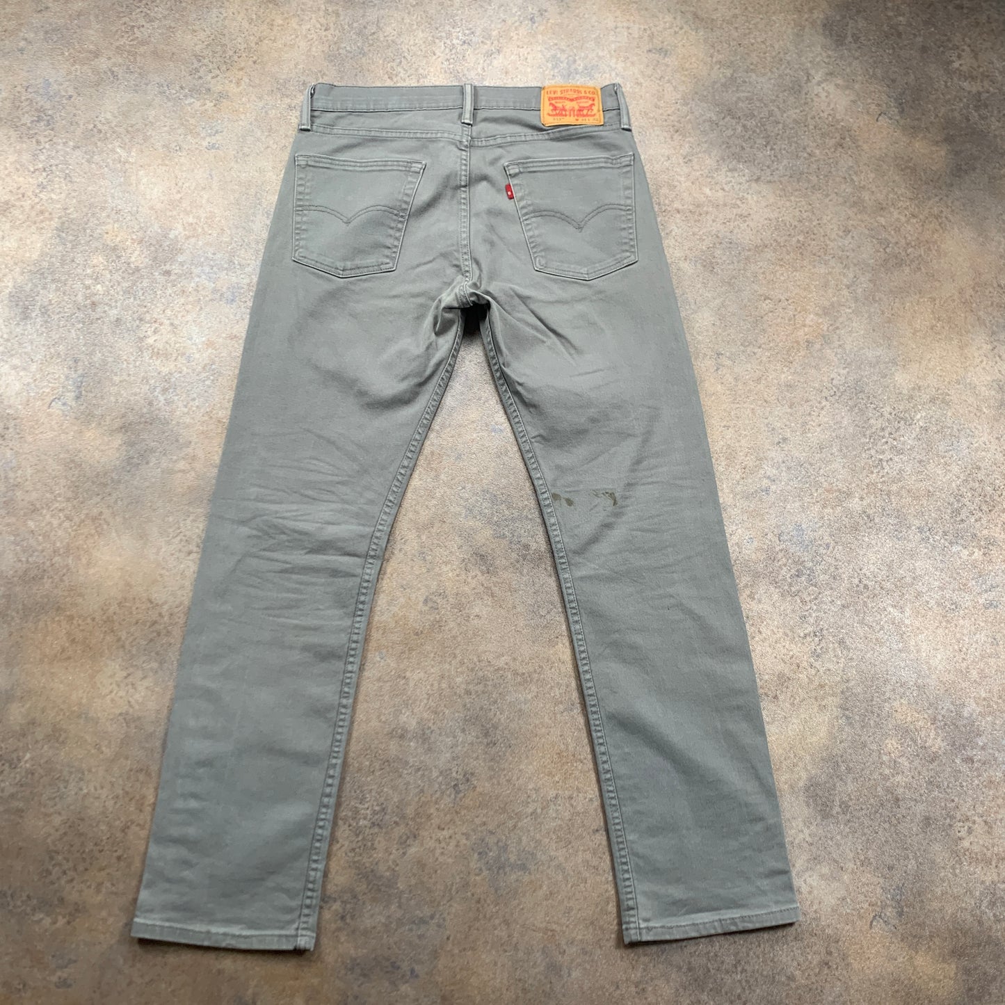 LEVI'S 513 Jeans W31 L31 Mens Slim Fit Grey