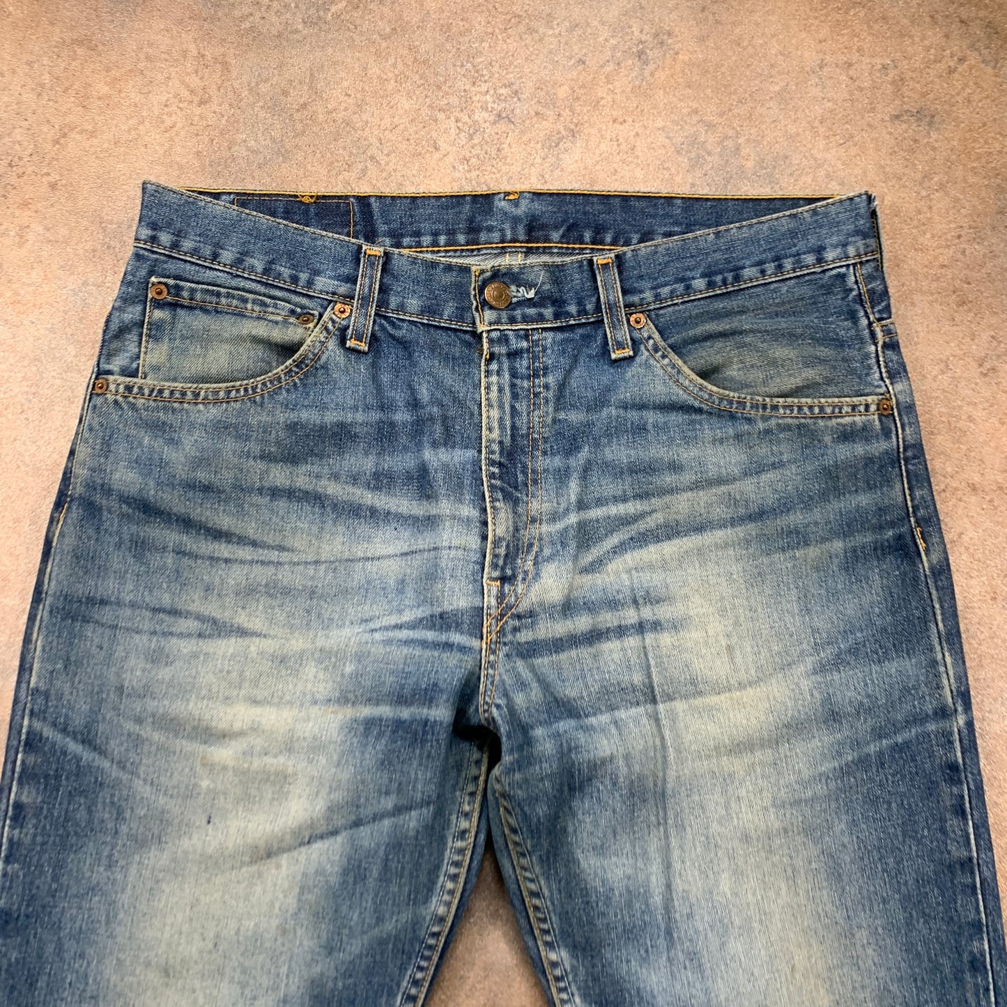 Vintage LEVI'S 507 Jeans W34 L32 Mens Bootcut Fit Blue