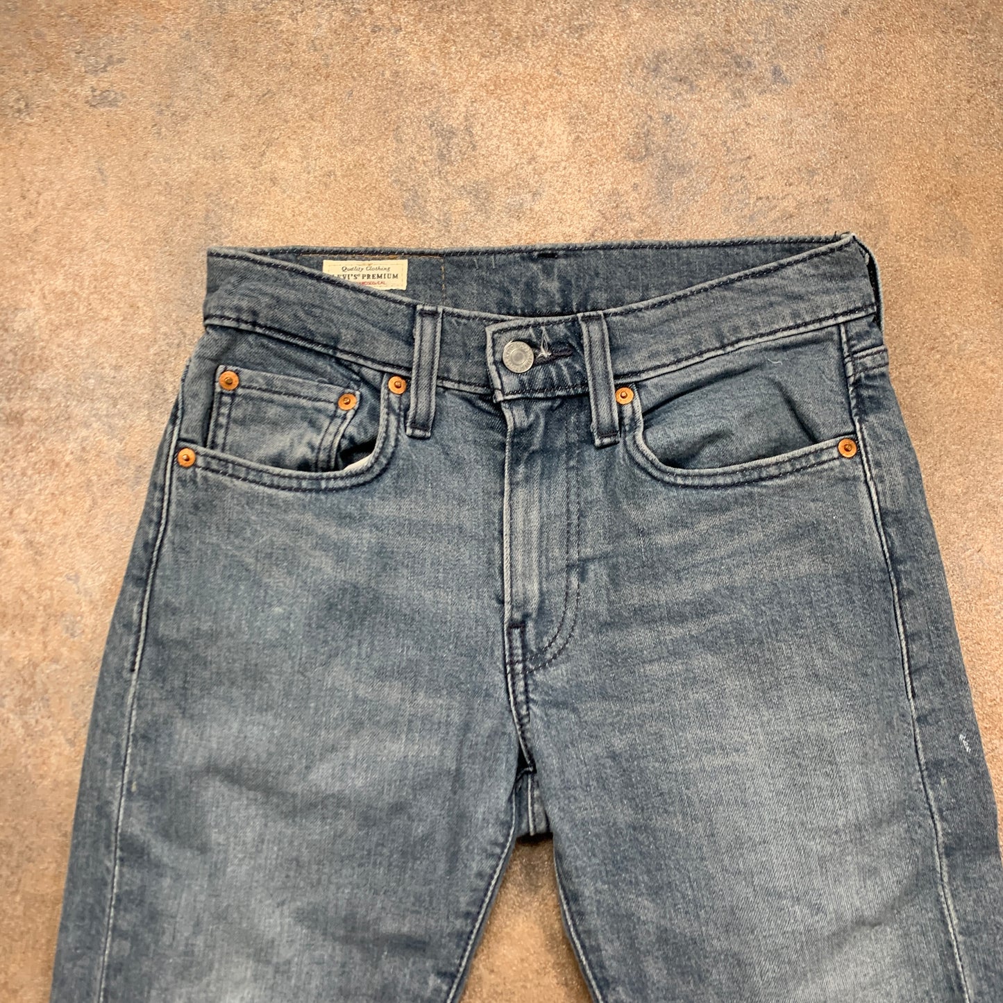 LEVI'S Skinny Tapered Jeans W28 L28 Mens Blue