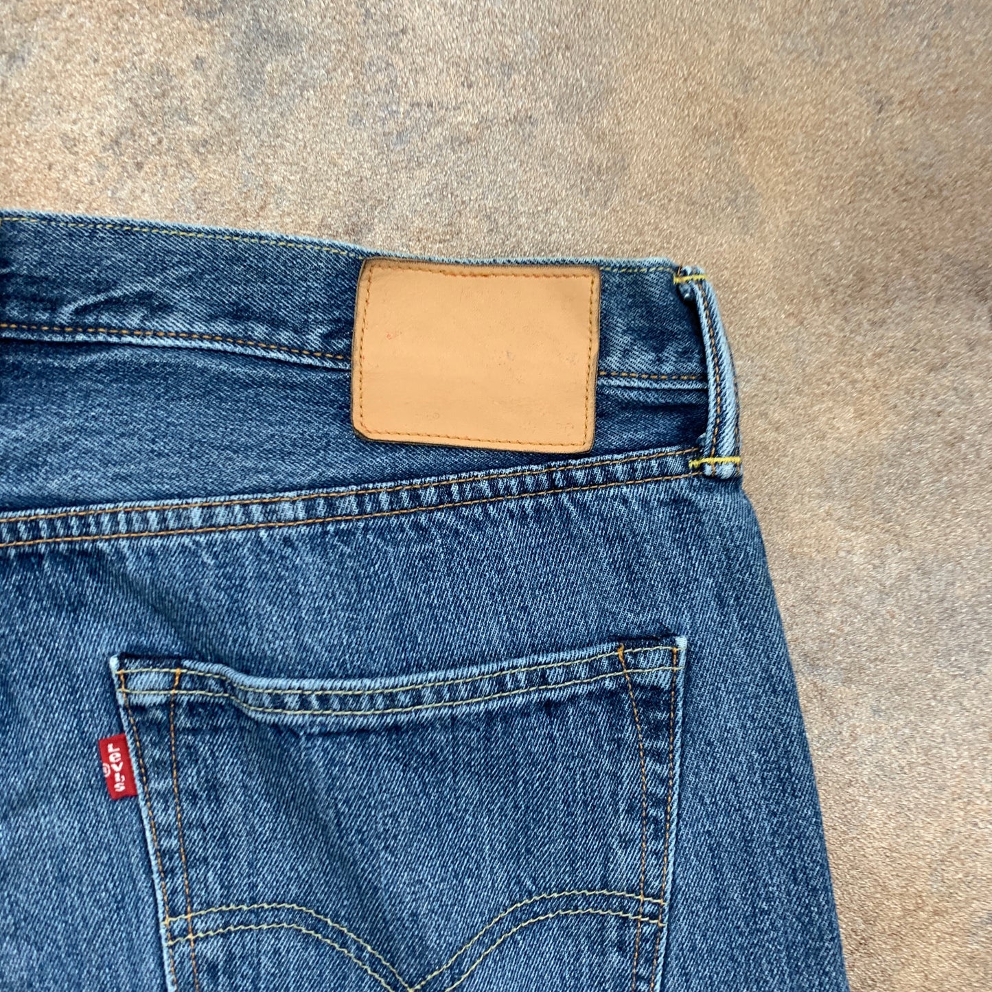 LEVI'S 501 Jeans W36 L25 Mens Regular Fit Straight Blue