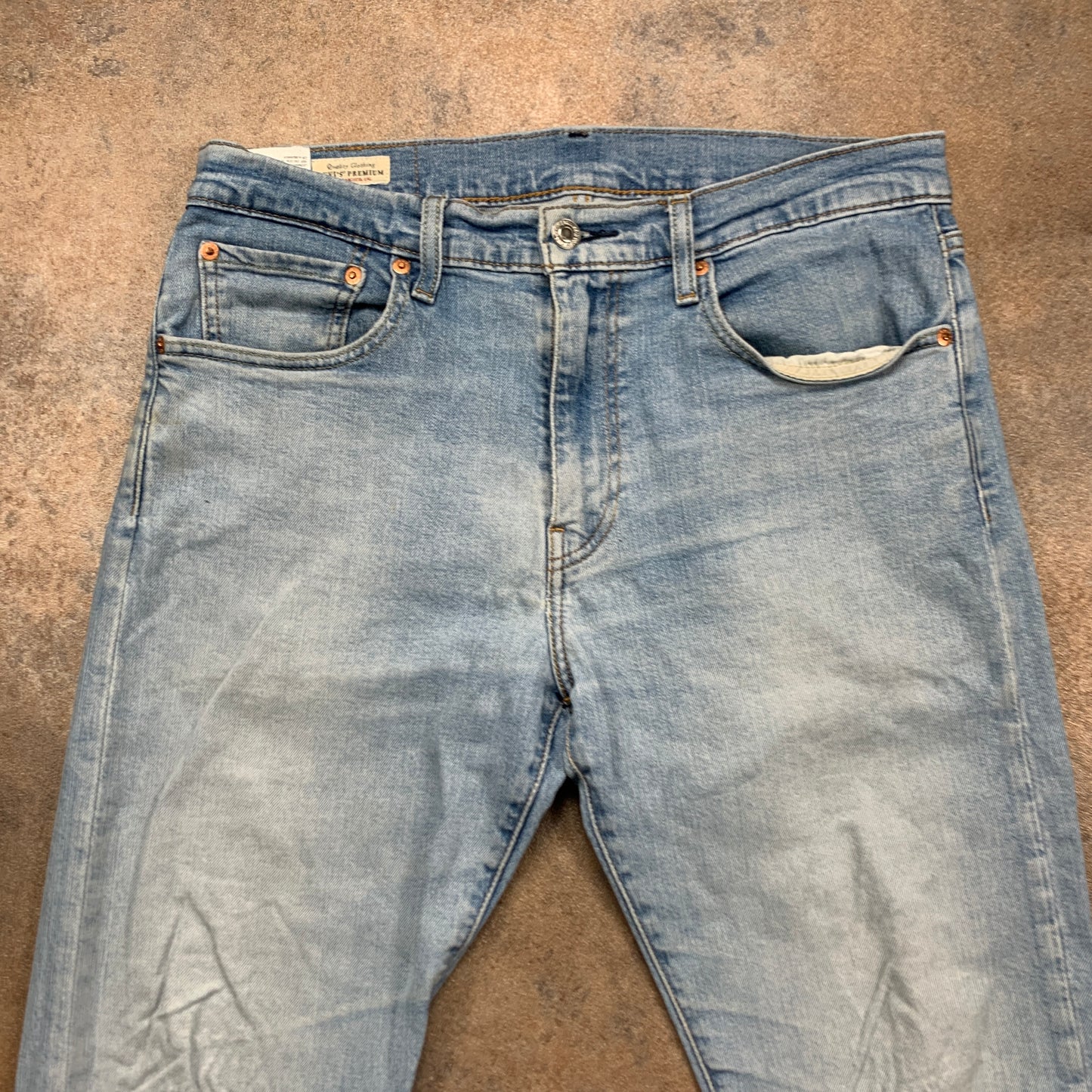 LEVI'S 512 Jeans W32 L30 Mens Slim Fit Tapered Blue