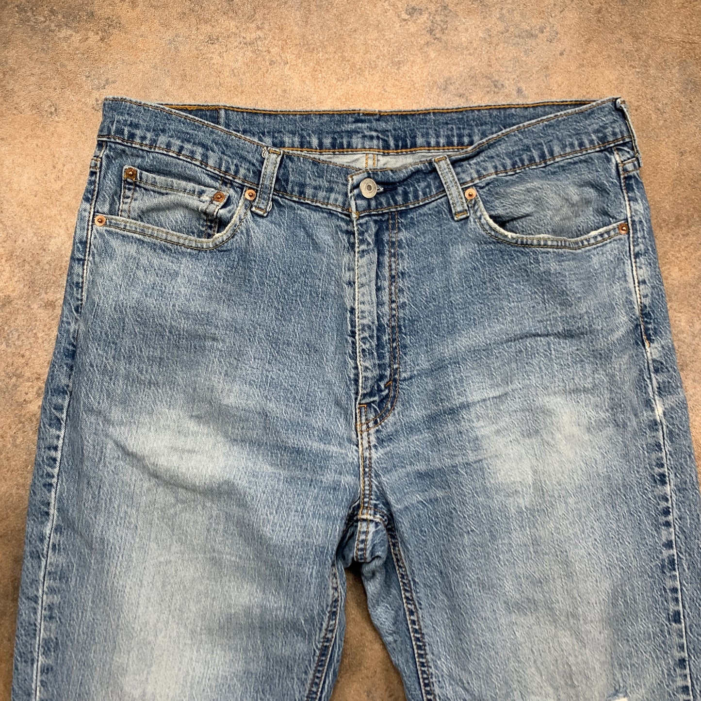 LEVI'S 541 Jeans W36 L33 Mens Slim Fit Tapered Blue
