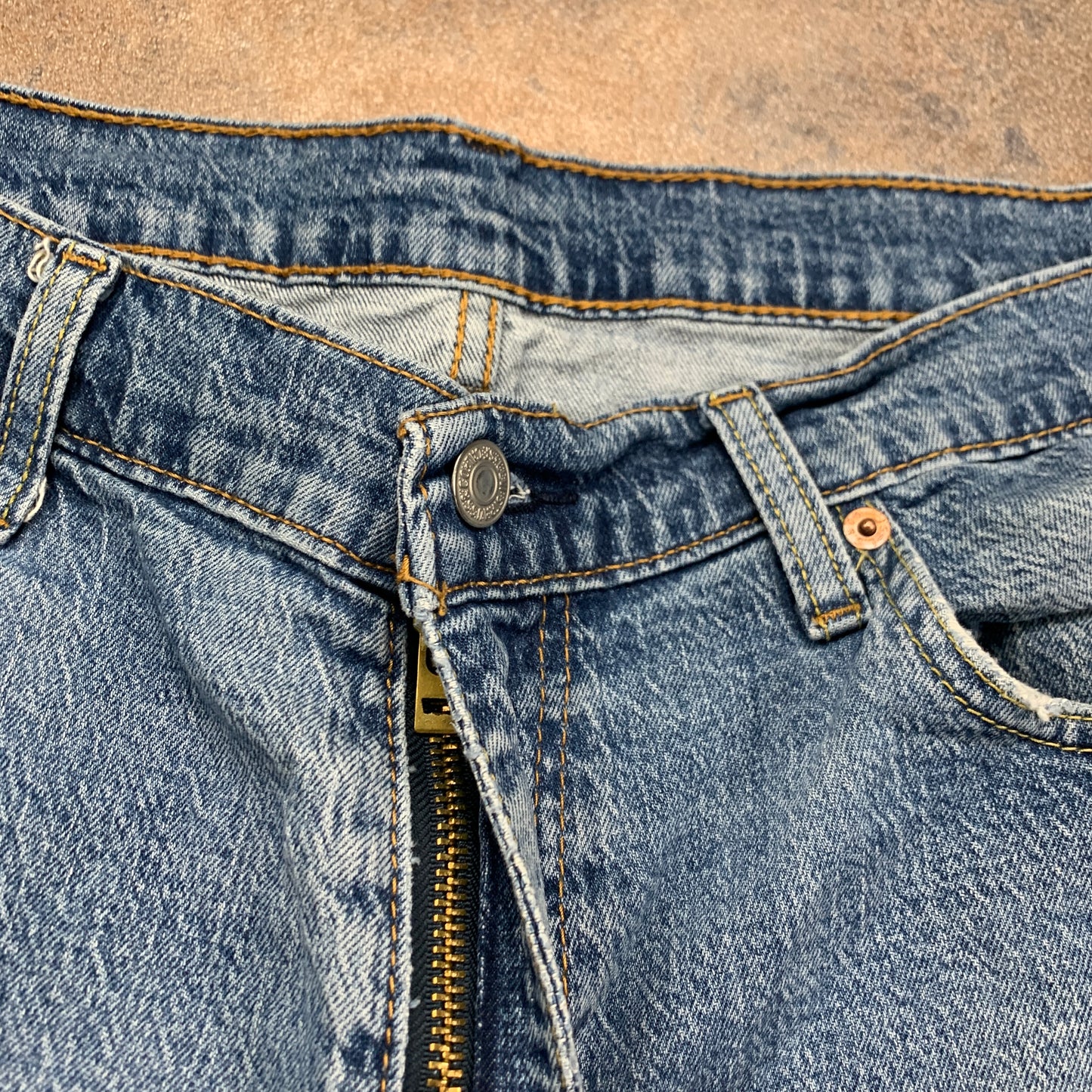 LEVI'S 541 Jeans W36 L33 Mens Slim Fit Tapered Blue