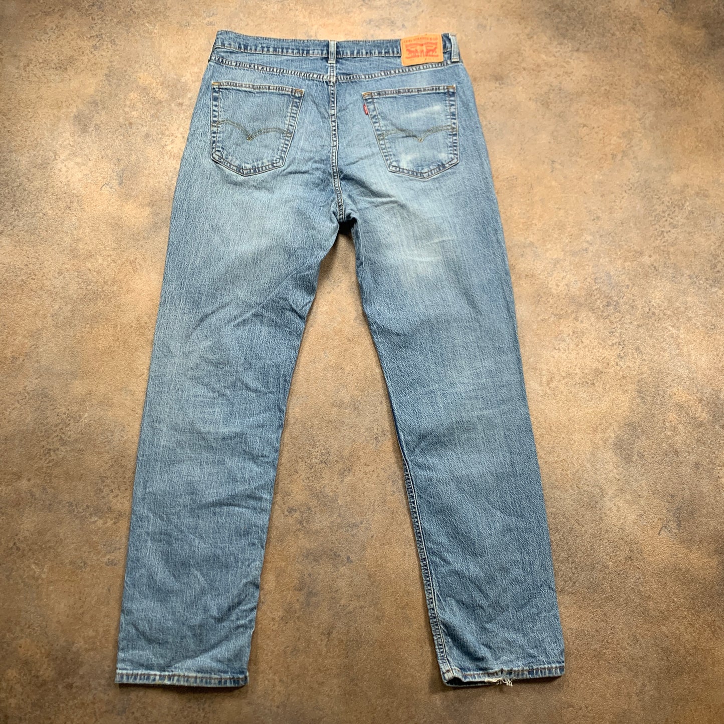 LEVI'S 541 Jeans W36 L33 Mens Slim Fit Tapered Blue