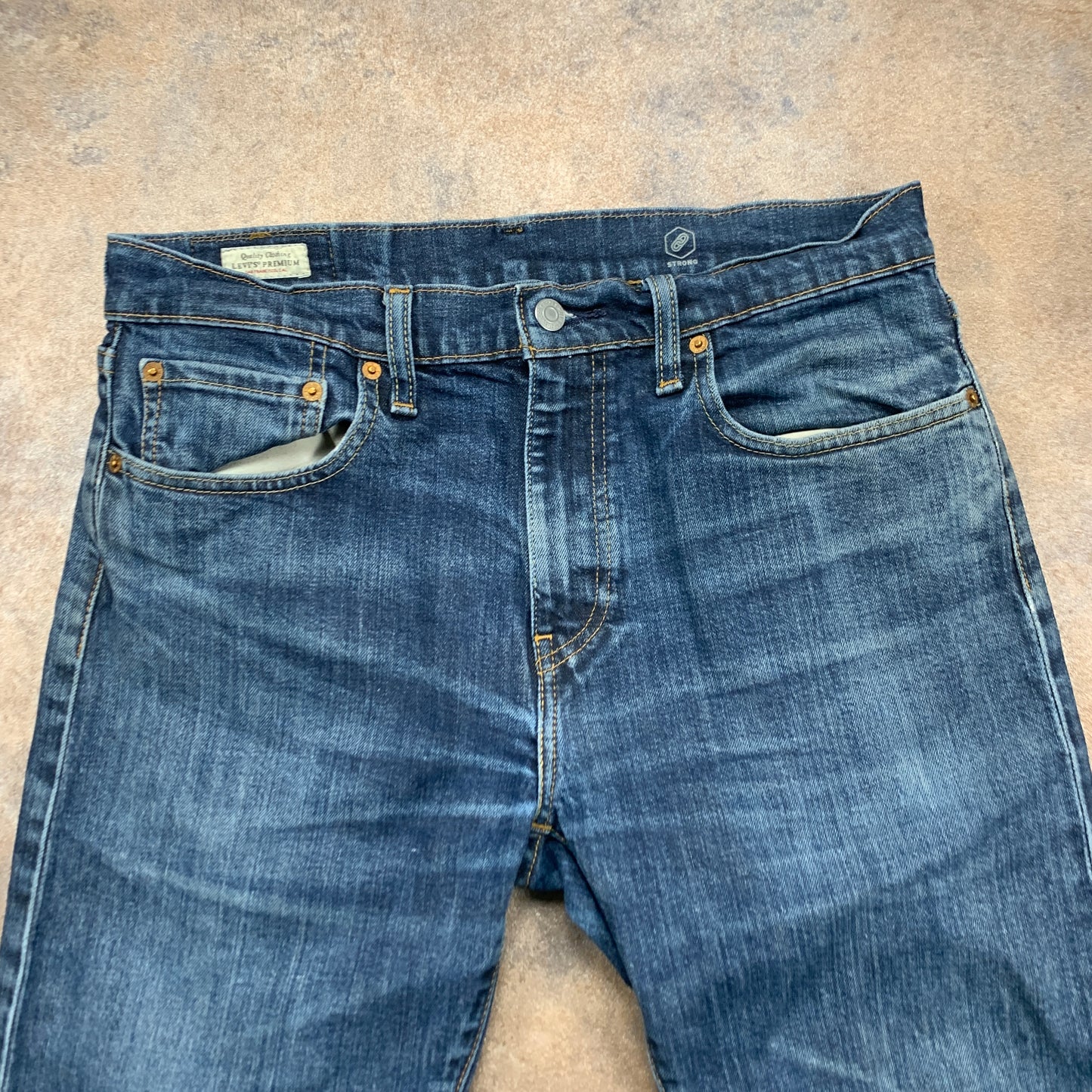 LEVI'S 512 Jeans W33 L30 Mens Slim Fit Tapered Blue
