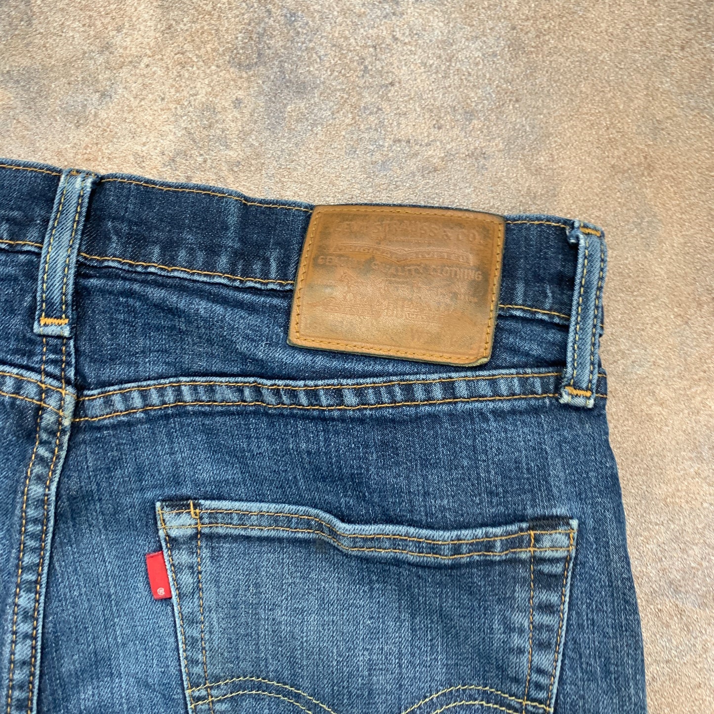 LEVI'S 512 Jeans W33 L30 Mens Slim Fit Tapered Blue