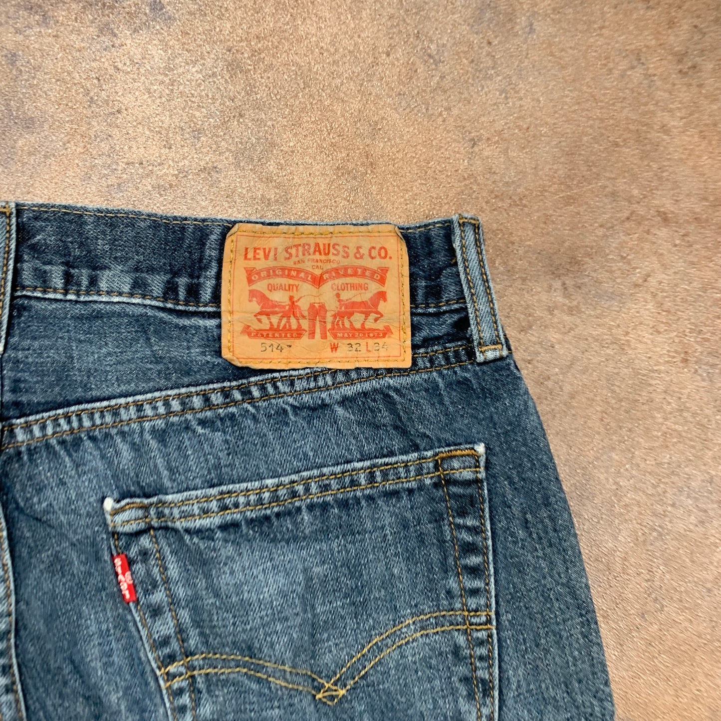 LEVI'S 514 Jeans W32 L24 Mens Regular Fit Straight Blue