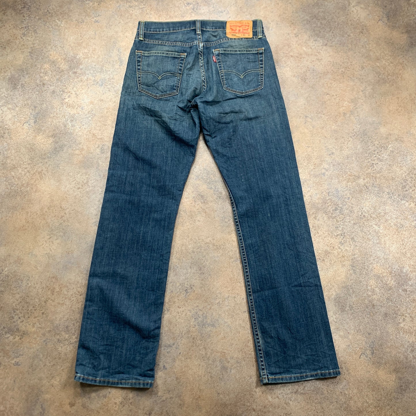 LEVI'S 514 Jeans W30 L32 Mens Regular Fit Straight Blue