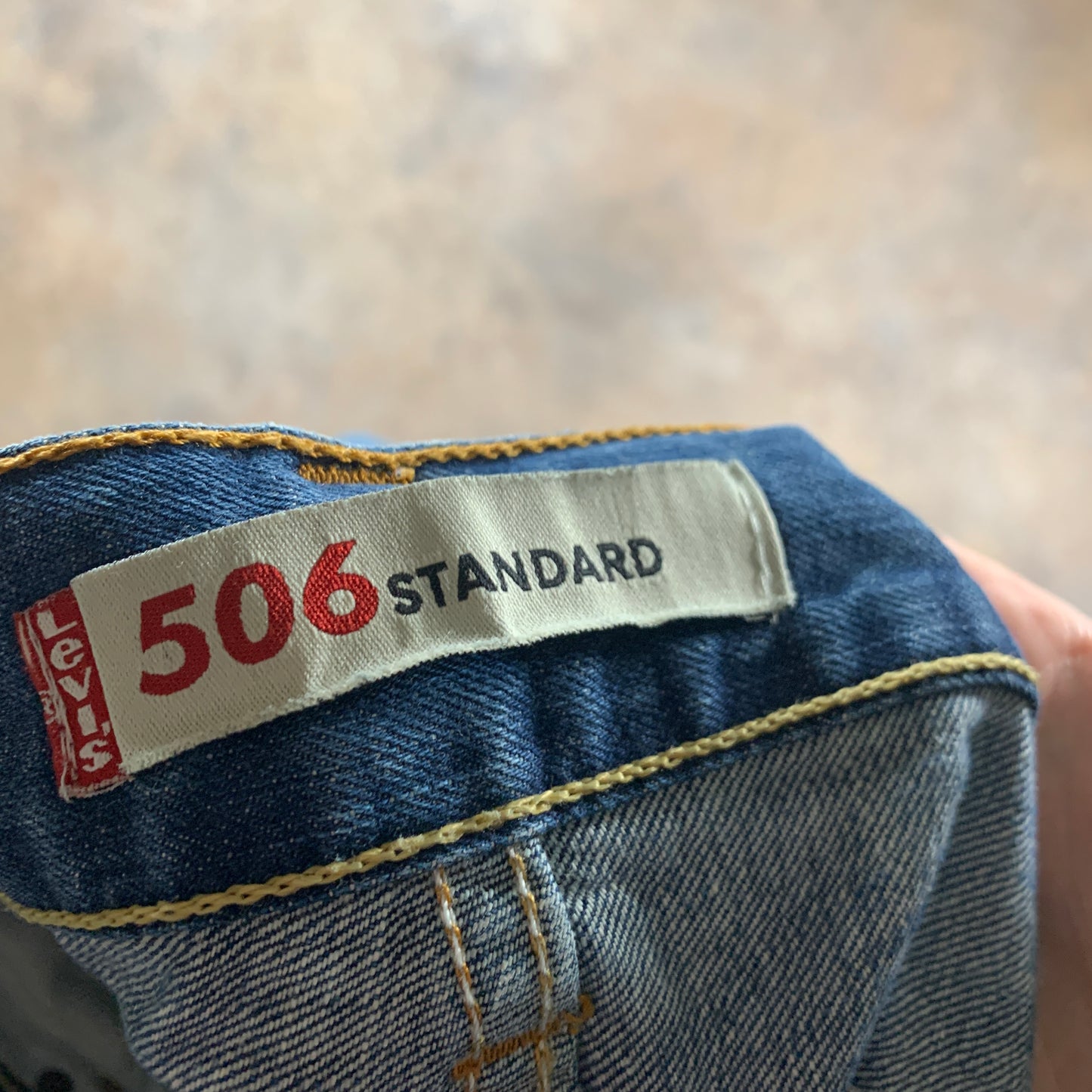 Vintage LEVI'S 506 Jeans W34 L30 Mens Relaxed Fit Straight Blue