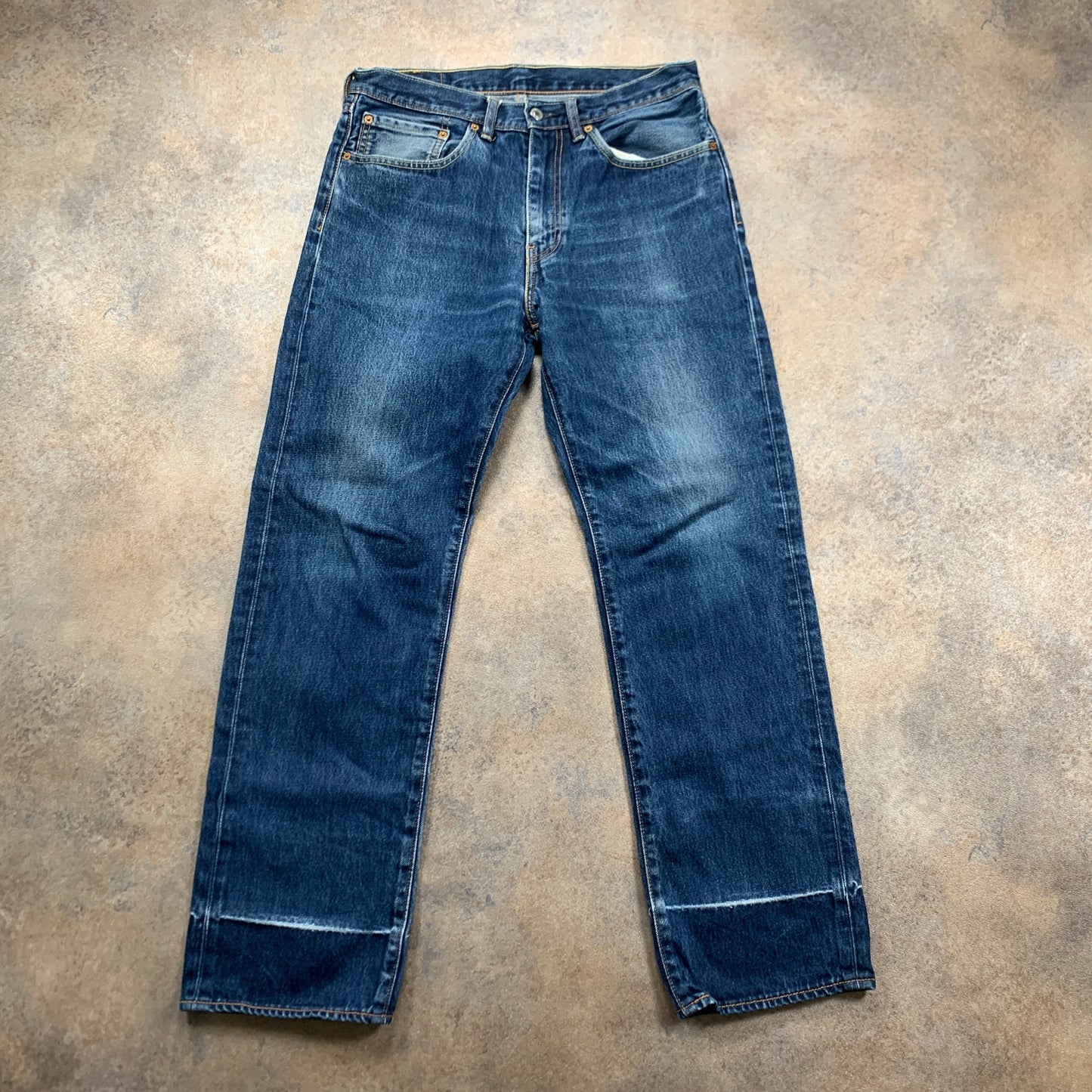 LEVI'S 751 Jeans W34 L32 Mens Regular Fit Straight Blue