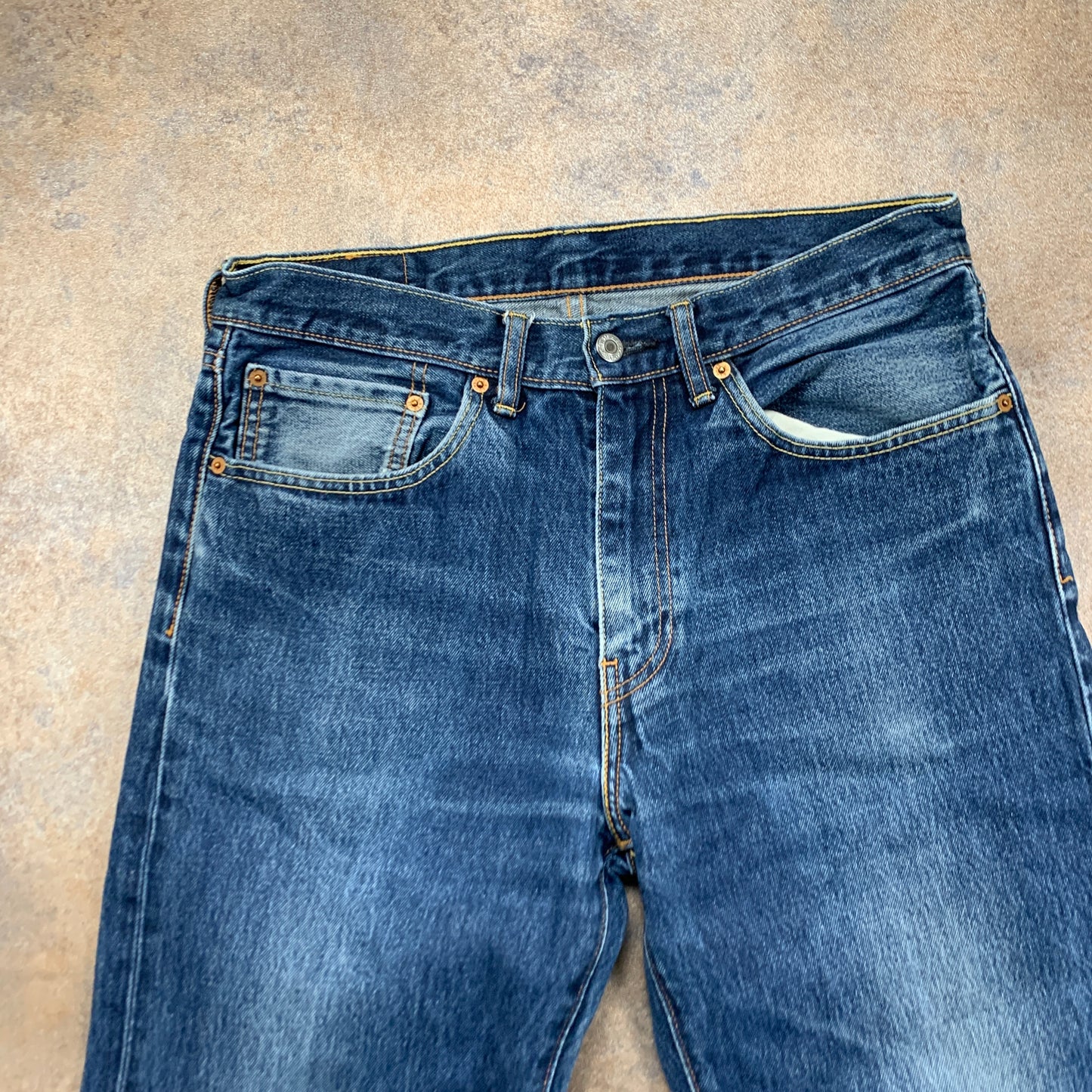 LEVI'S 751 Jeans W34 L32 Mens Regular Fit Straight Blue