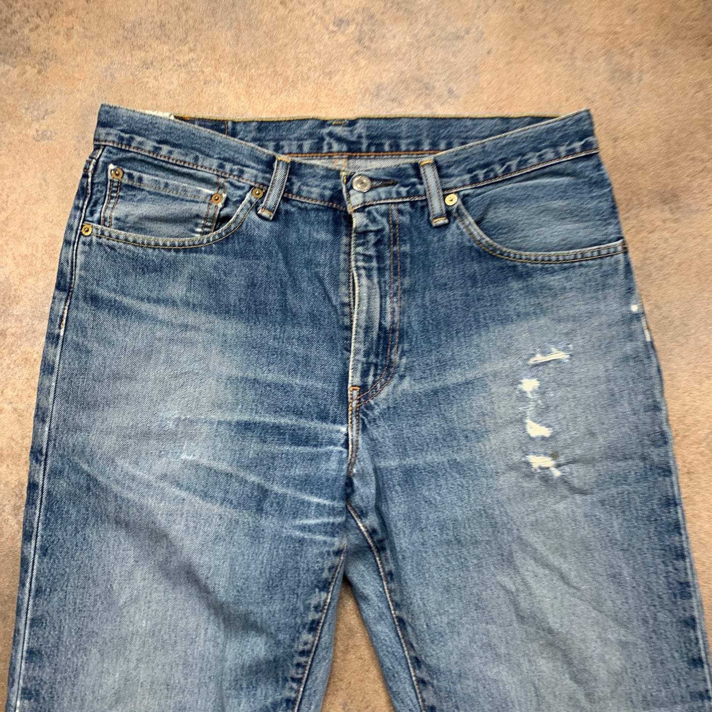 Vintage LEVI'S 751 Jeans W34 L32 Mens Regular Fit Straight Blue