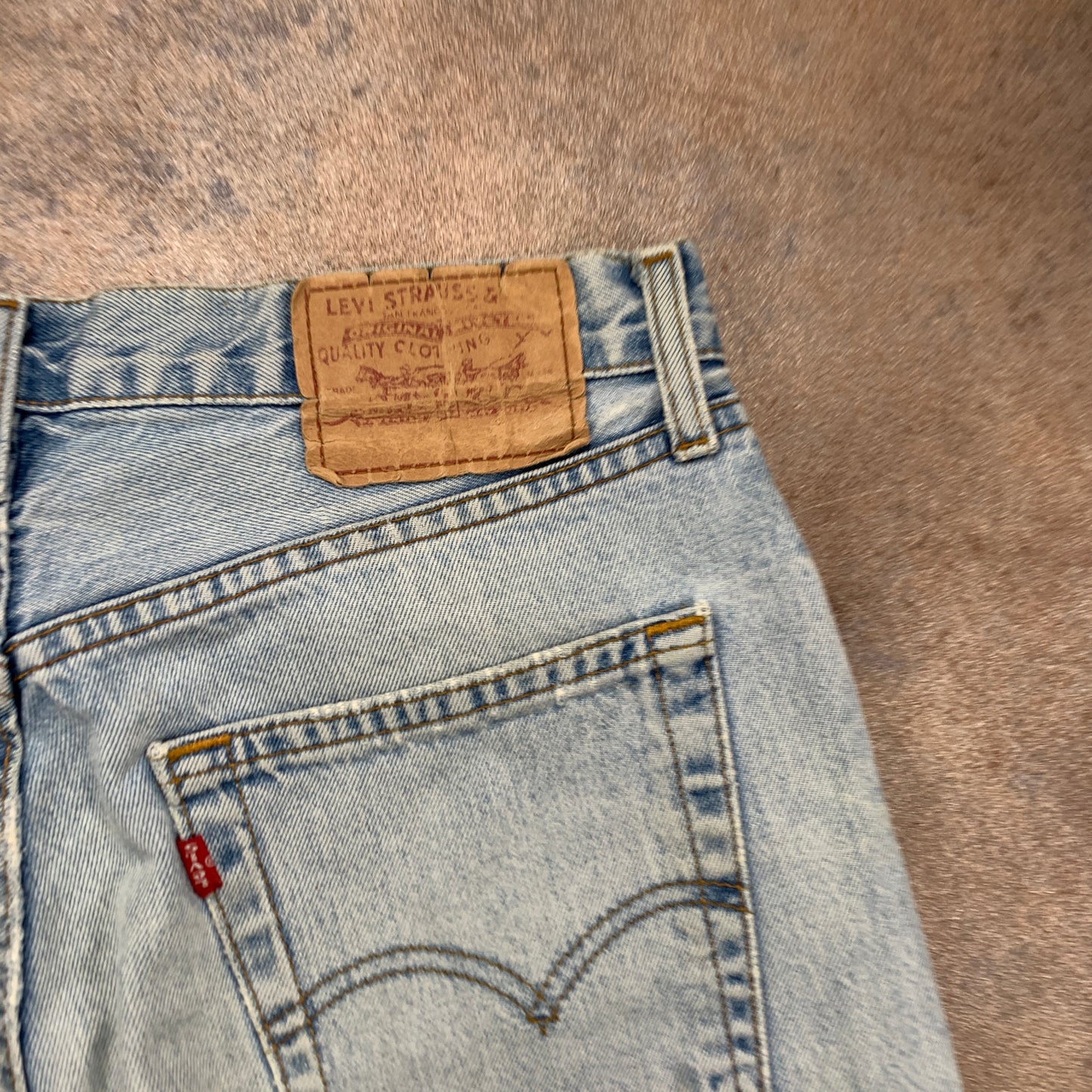 Vintage LEVI'S 518 Jeans W30 L32 Mens Regular Fit Tapered Blue 90s