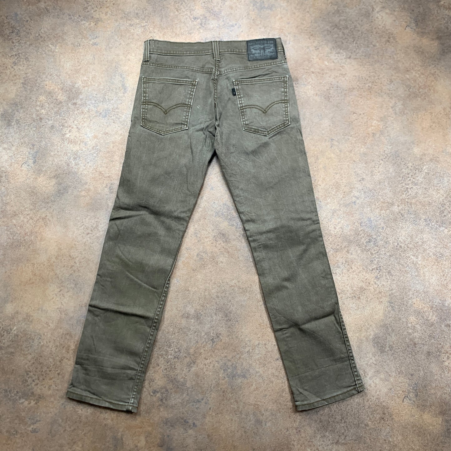 LEVI'S 511 Jeans W29 L29 Mens Slim Fit Green