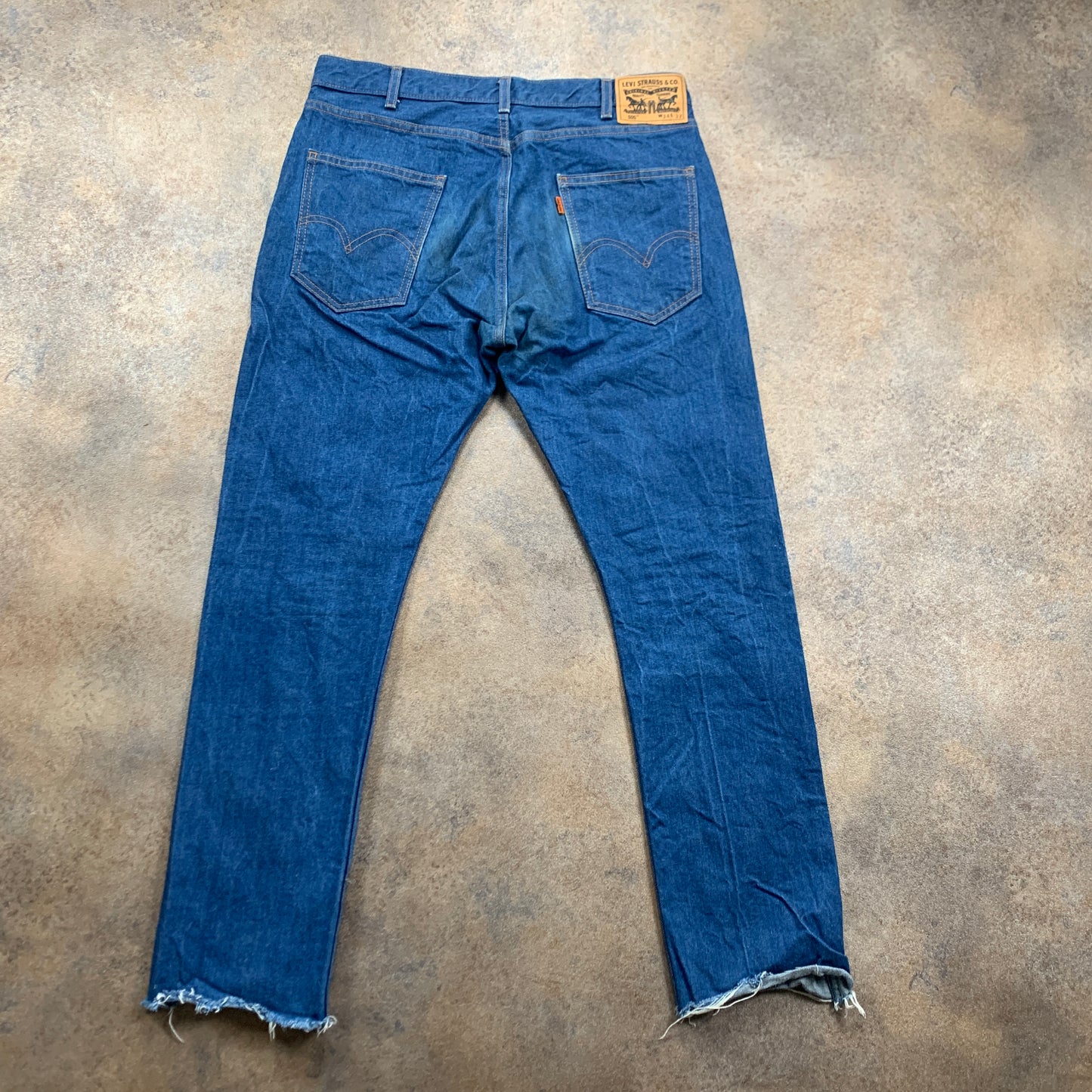 Vintage LEVI'S 505 Jeans W34 L29 Mens Regular Fit Straight Blue