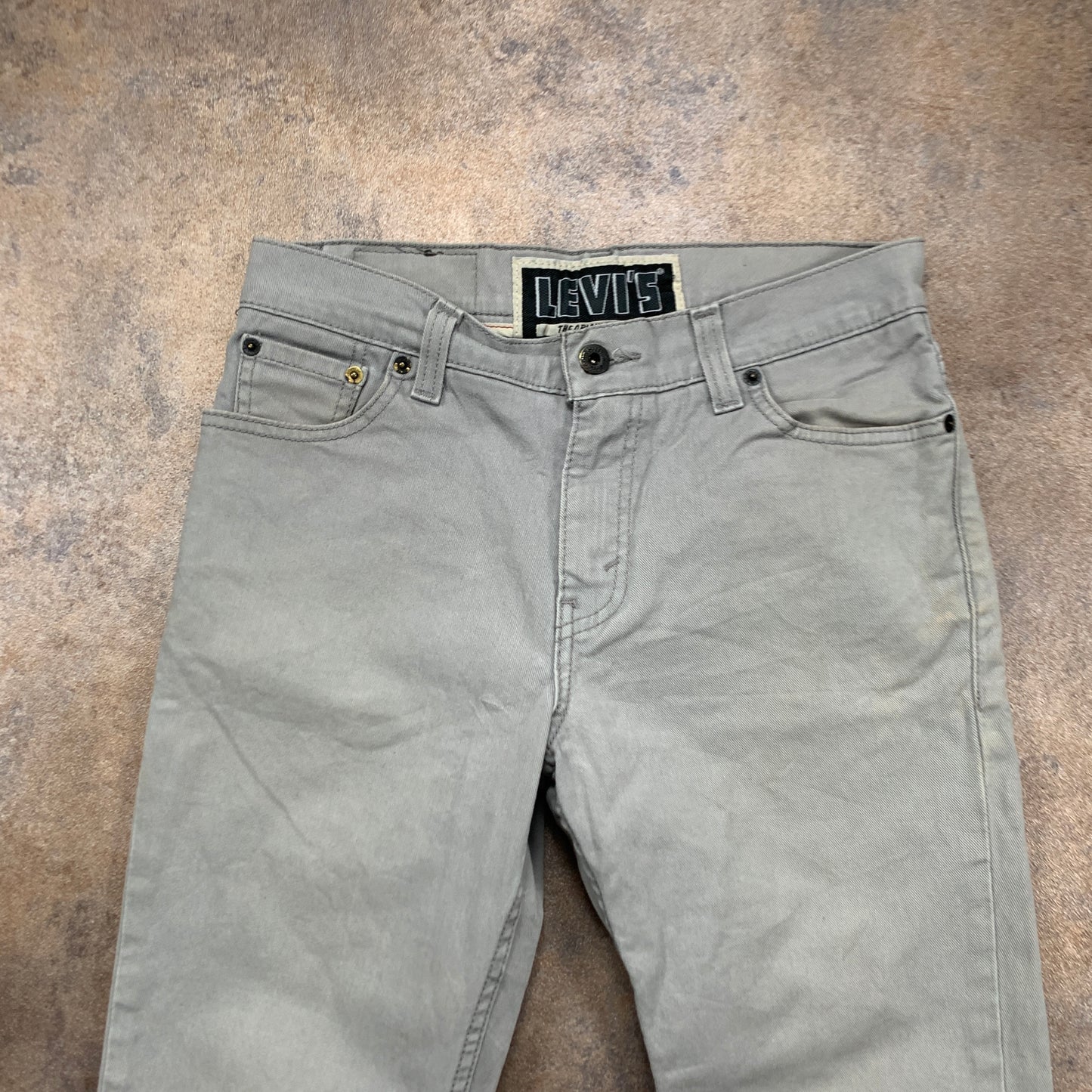 Vintage LEVI'S 510 Jeans W30 L30 Mens Skinny Fit Grey