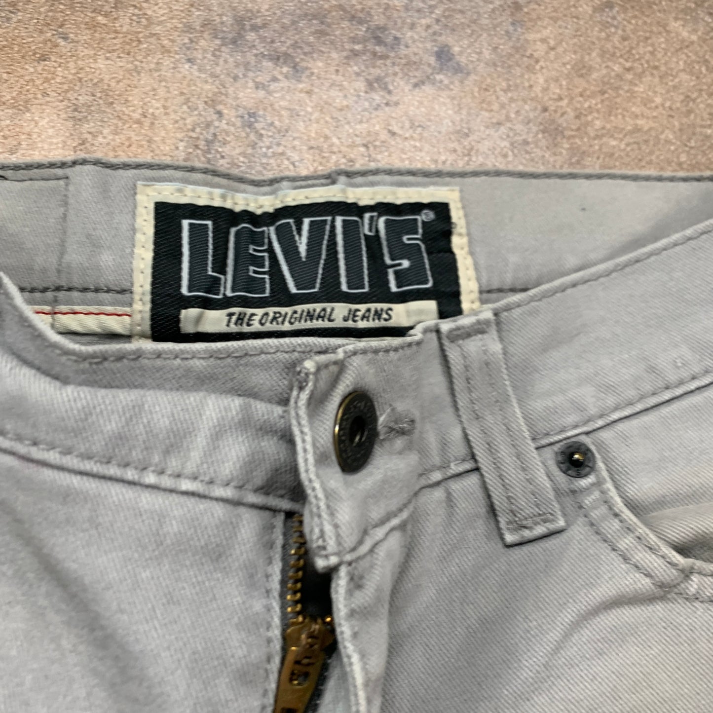 Vintage LEVI'S 510 Jeans W30 L30 Mens Skinny Fit Grey
