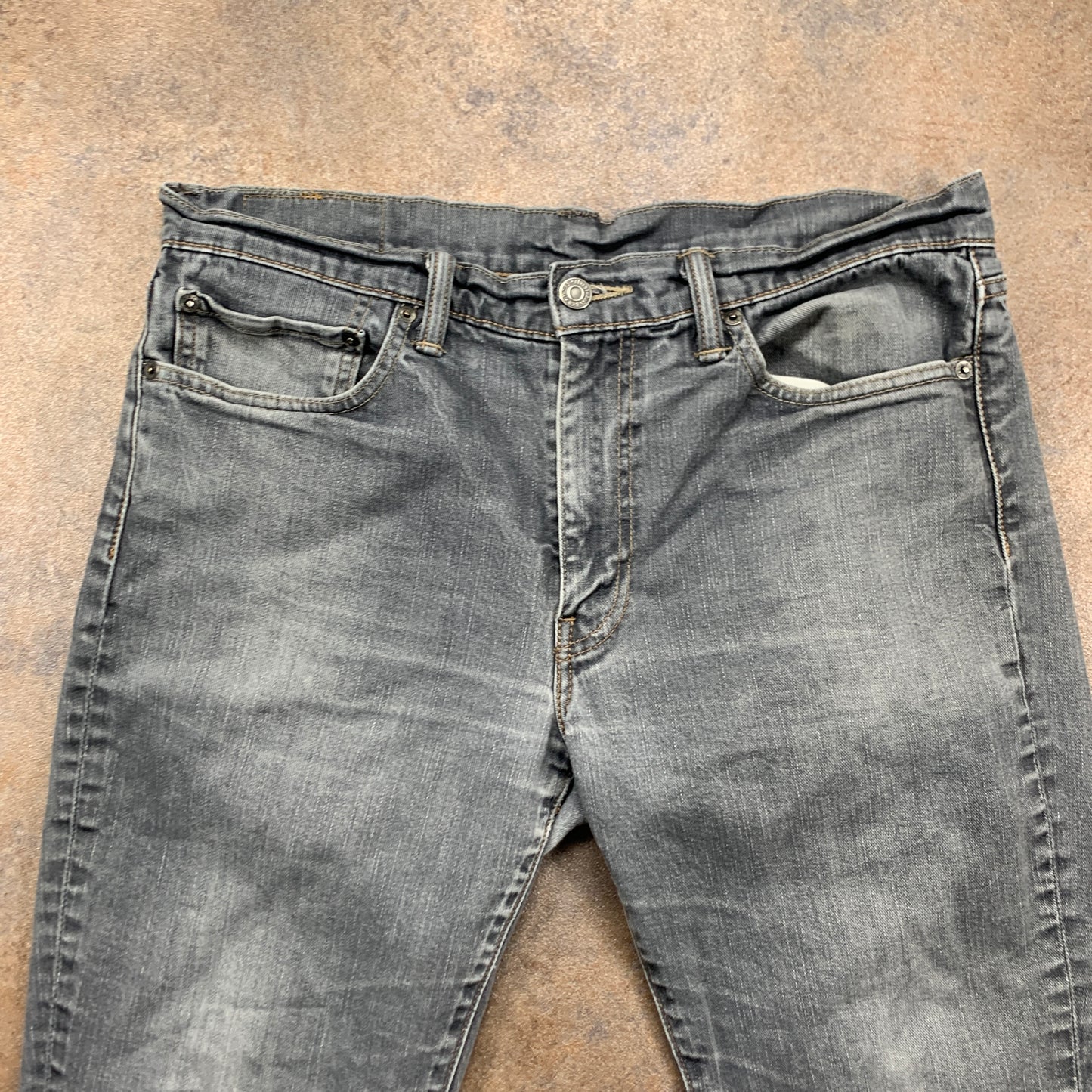 LEVI'S 511 Jeans W36 L30 Mens Slim Fit Grey