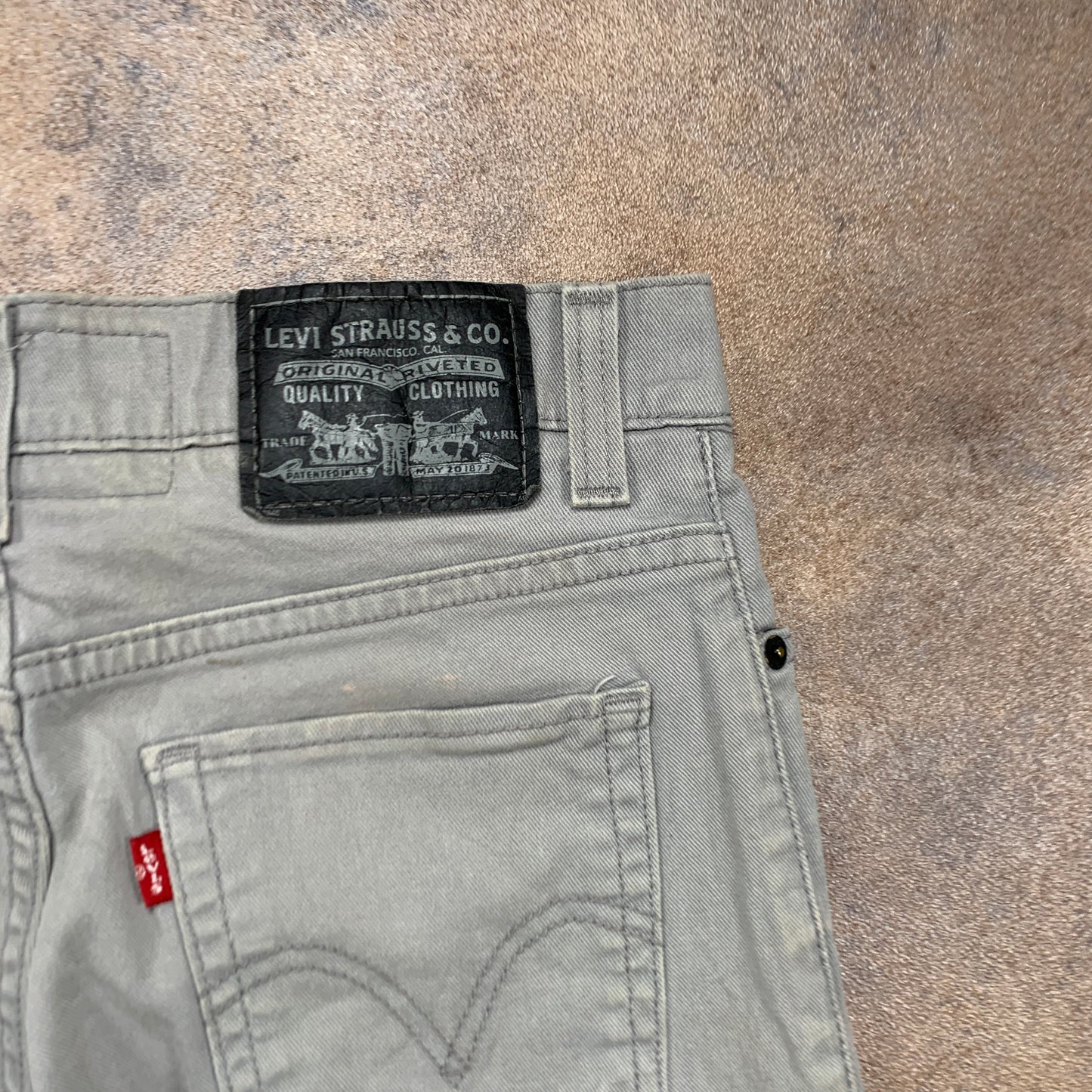 Vintage LEVI'S 510 Jeans W30 L30 Mens Skinny Fit Grey