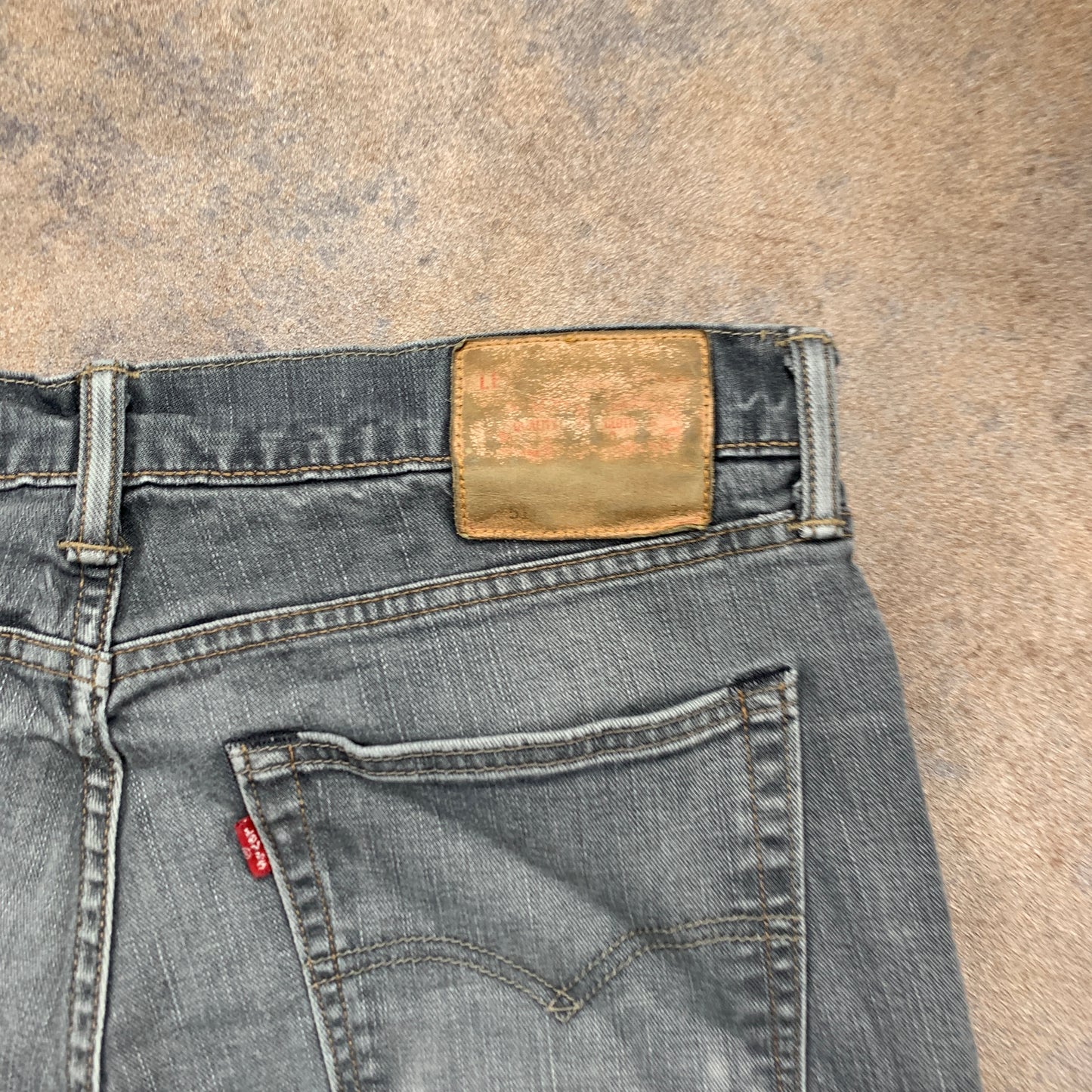LEVI'S 511 Jeans W36 L30 Mens Slim Fit Grey