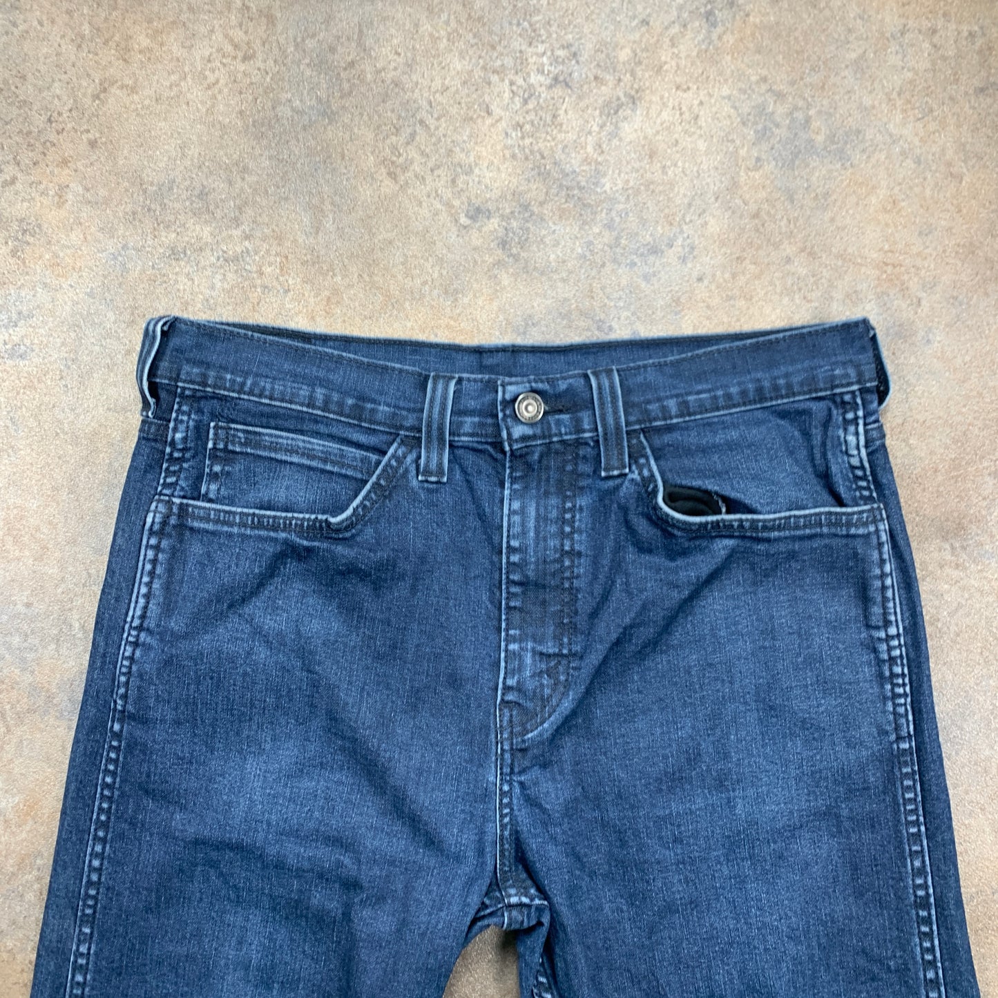 LEVI'S 522 Jeans W32 L29 Mens Slim Fit Tapered Blue