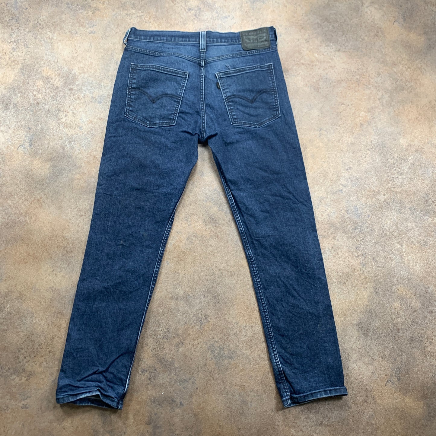 LEVI'S 522 Jeans W32 L29 Mens Slim Fit Tapered Blue
