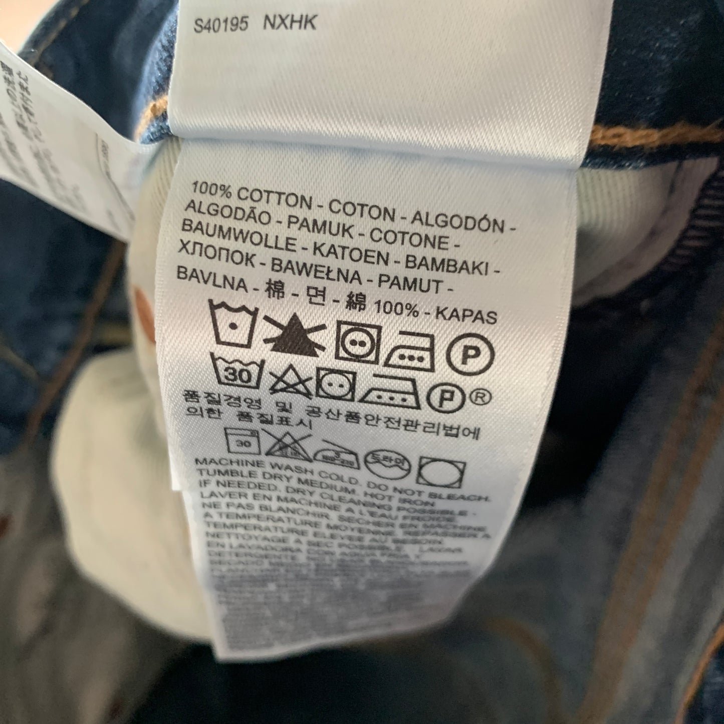 LEVI'S 512 Jeans W30 L31 Mens Slim Fit Tapered Blue
