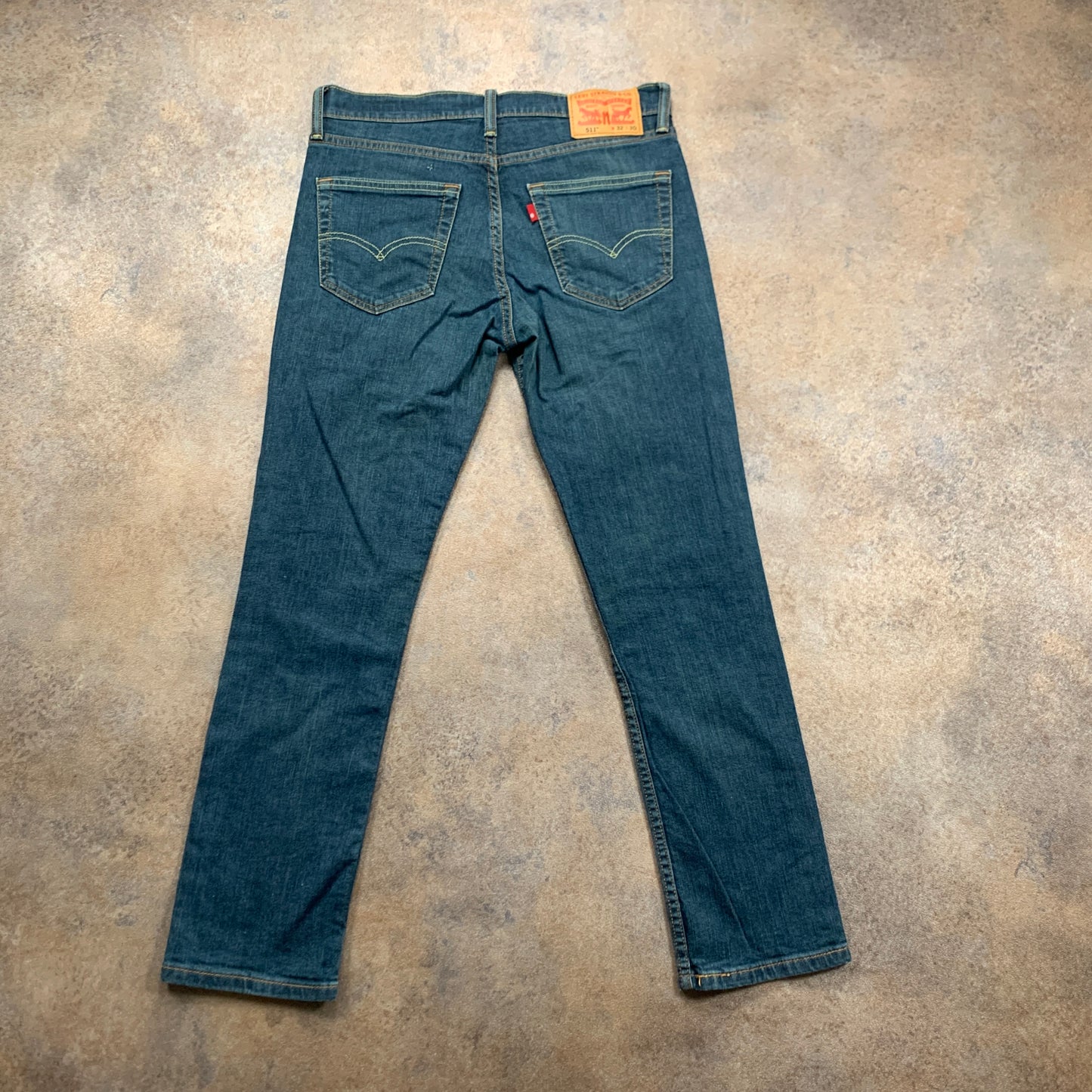 LEVI'S 511 Jeans W32 L28 Mens Slim Fit Blue