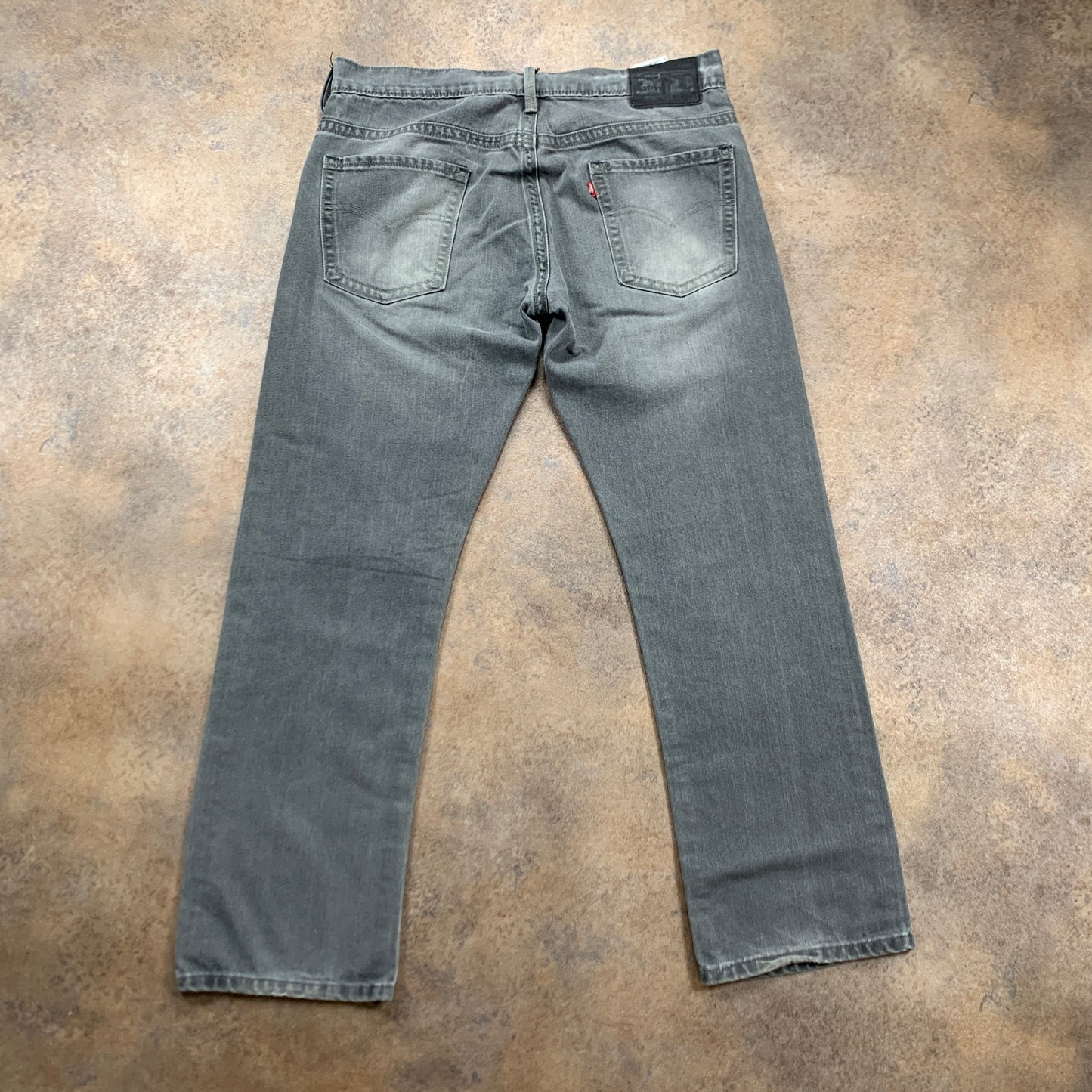 LEVI'S 504 Jeans W34 L30 Mens Regular Fit Straight Grey