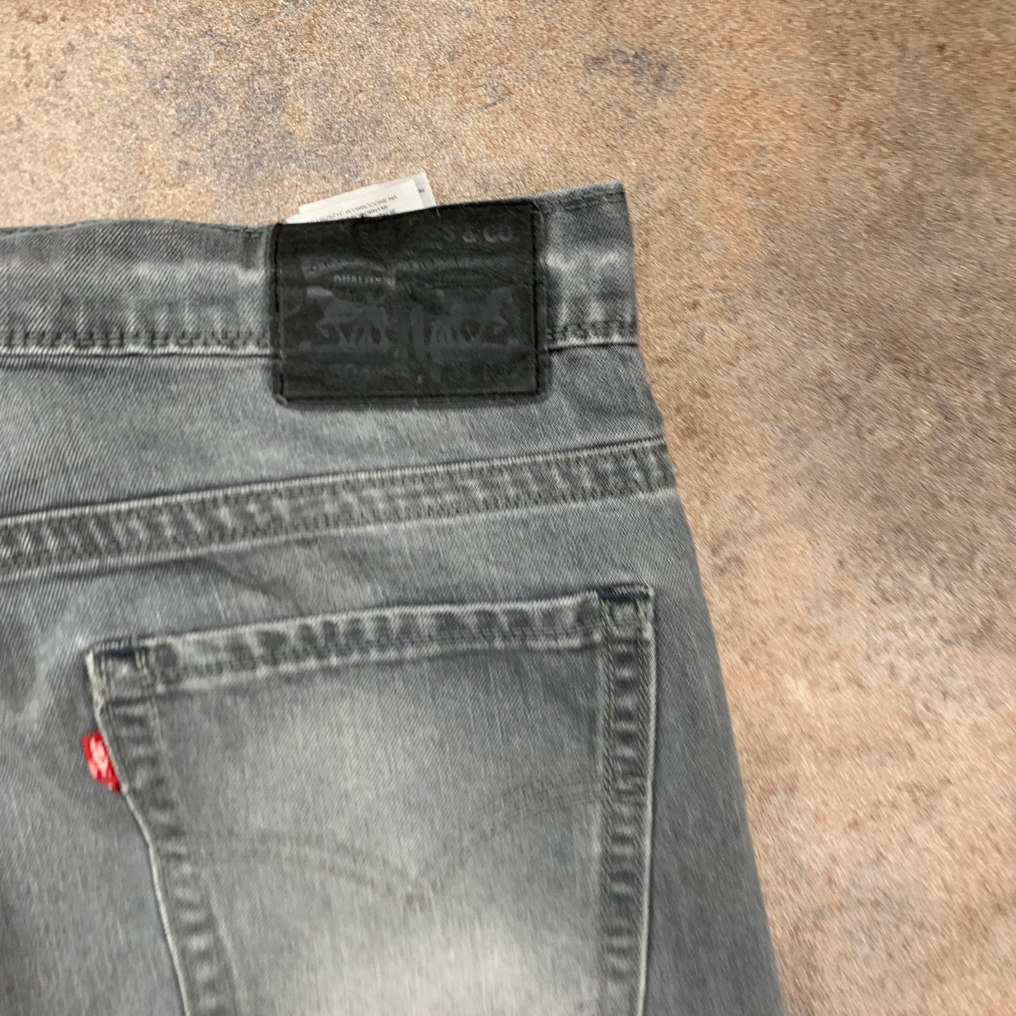 LEVI'S 504 Jeans W34 L30 Mens Regular Fit Straight Grey