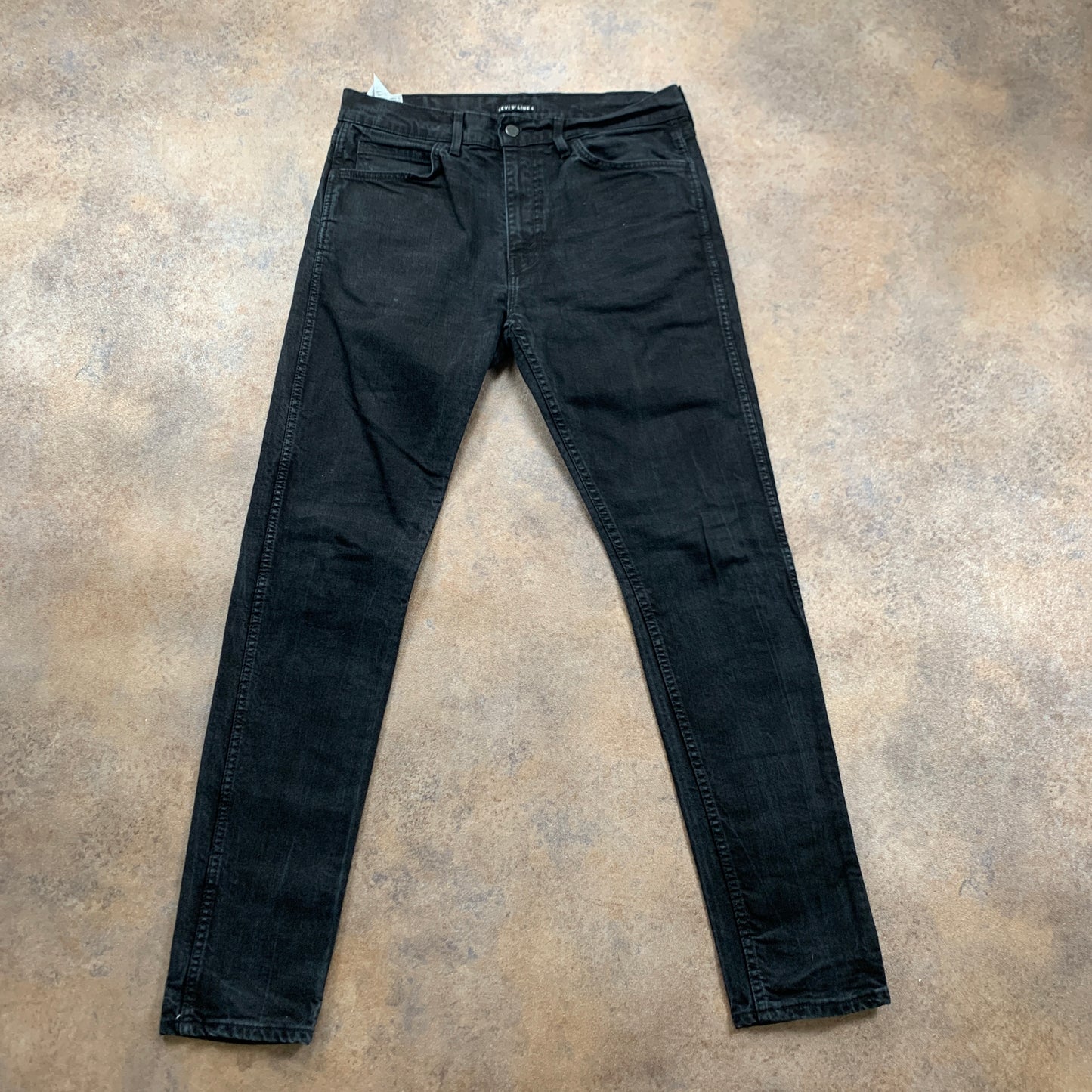 LEVI'S Line 8 Jeans W34 L32 Mens Skinny Fit Grey
