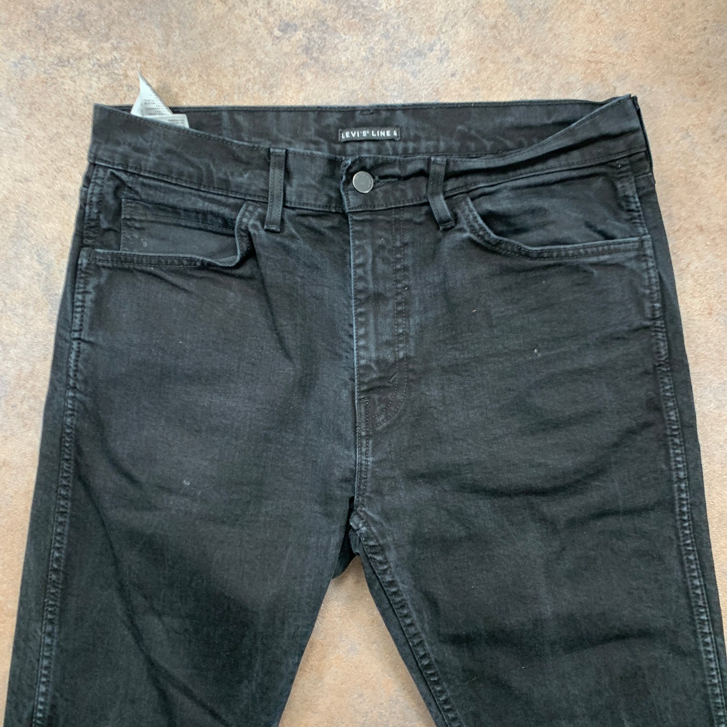 LEVI'S Line 8 Jeans W34 L32 Mens Skinny Fit Grey