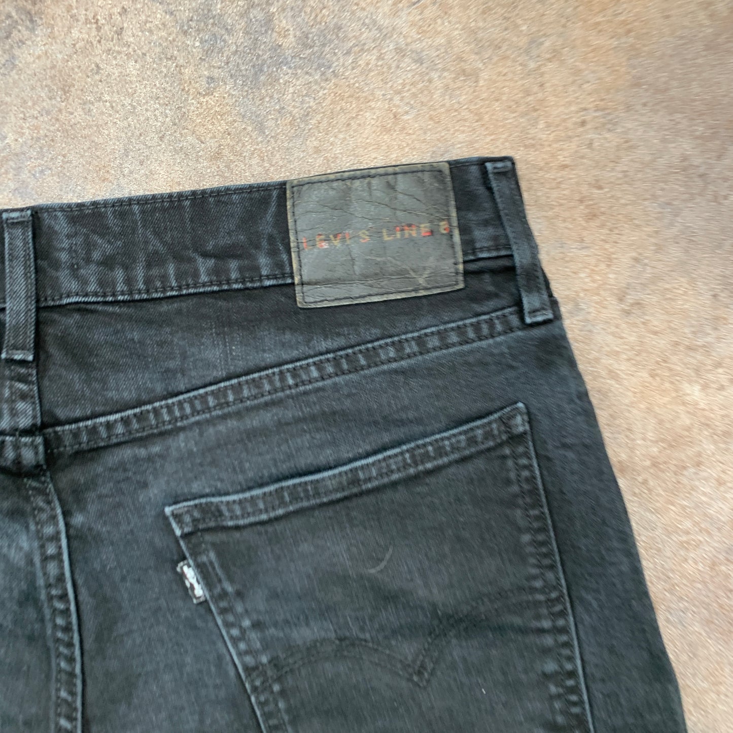 LEVI'S Line 8 Jeans W34 L32 Mens Skinny Fit Grey