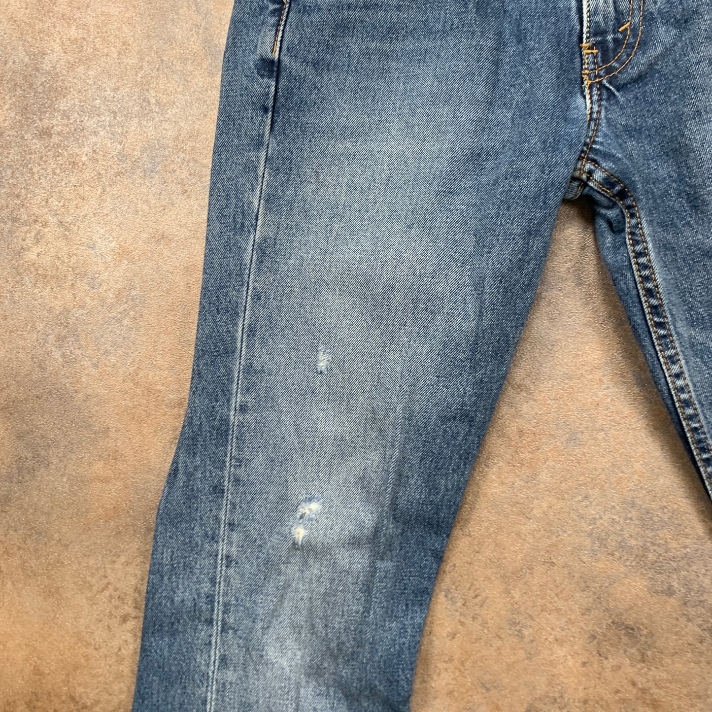 LEVI'S 511 Jeans W30 L31 Mens Slim Fit Blue RIPPED
