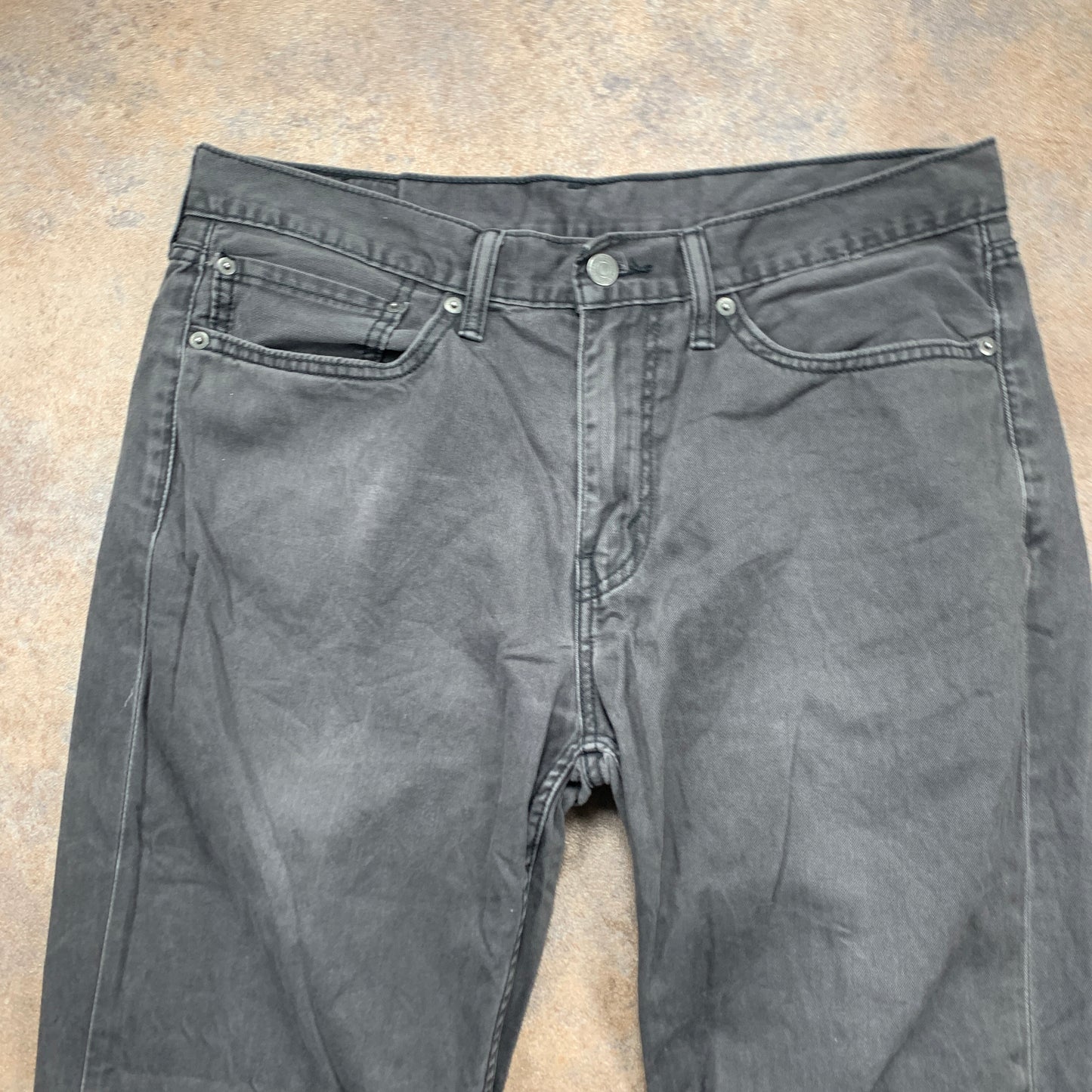 LEVI'S 514 Jeans W34 L34 Mens Regular Fit Straight Grey
