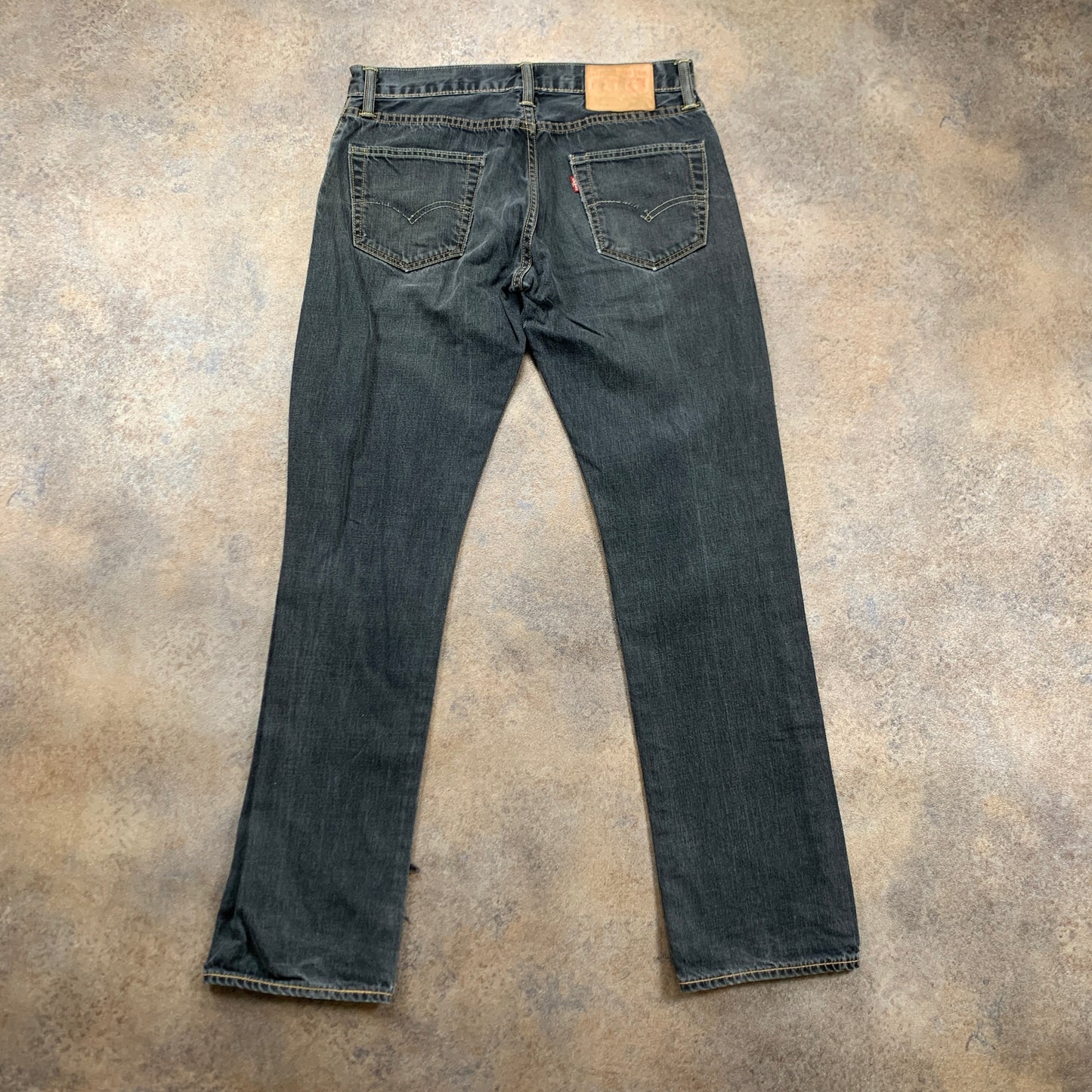 LEVI'S 504 Jeans W30 L31 Mens Regular Fit Straight Blue