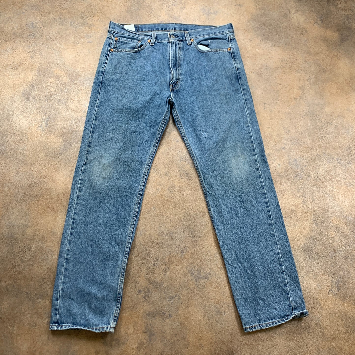 LEVI'S 505 Jeans W36 L32 Mens Regular Fit Straight Blue