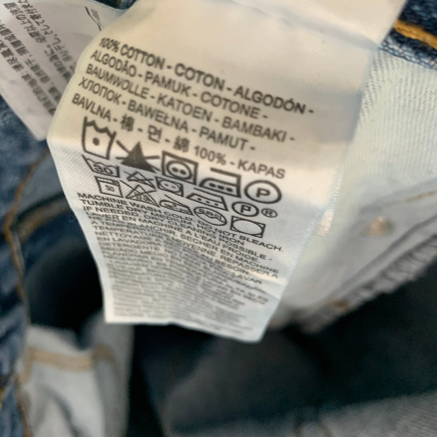 LEVI'S 505 Jeans W36 L32 Mens Regular Fit Straight Blue