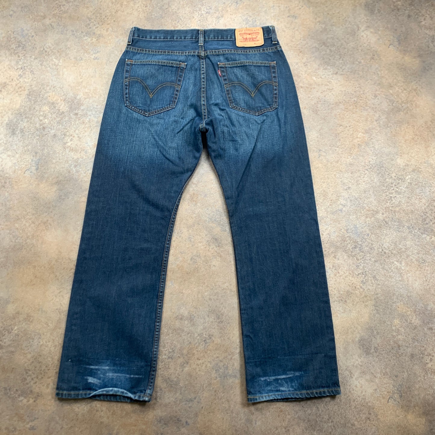 Vintage LEVI'S 758 Jeans W32 L30 Mens Relaxed Fit Straight Blue 90s