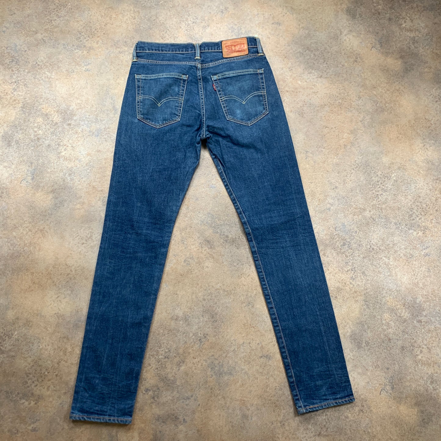 LEVI'S 512 Jeans W32 L32 Mens Slim Fit Tapered Blue